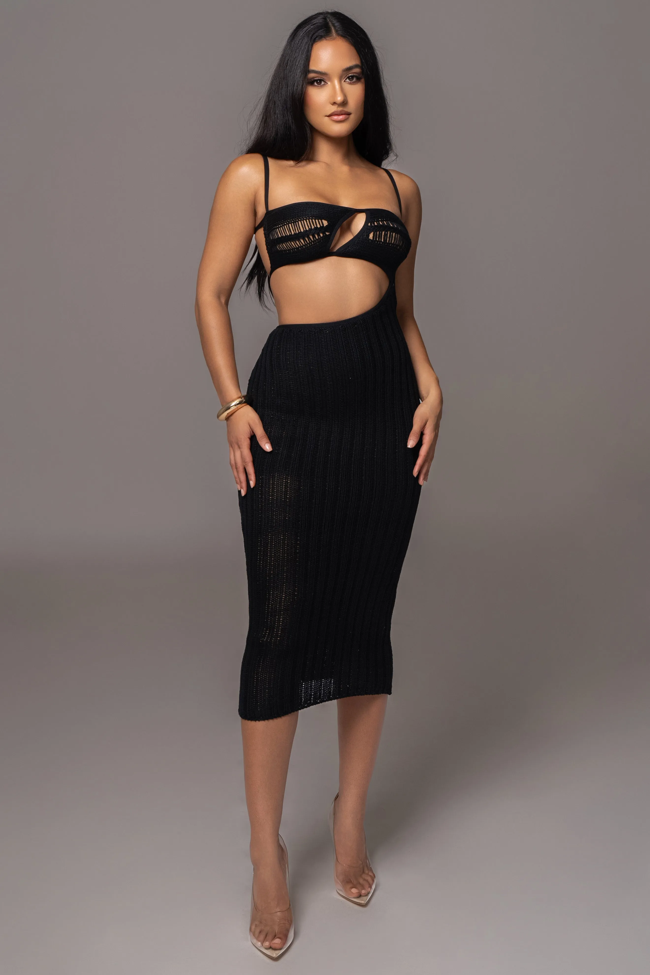 Black Coastal Escape Dress sold by JLUXLABEL