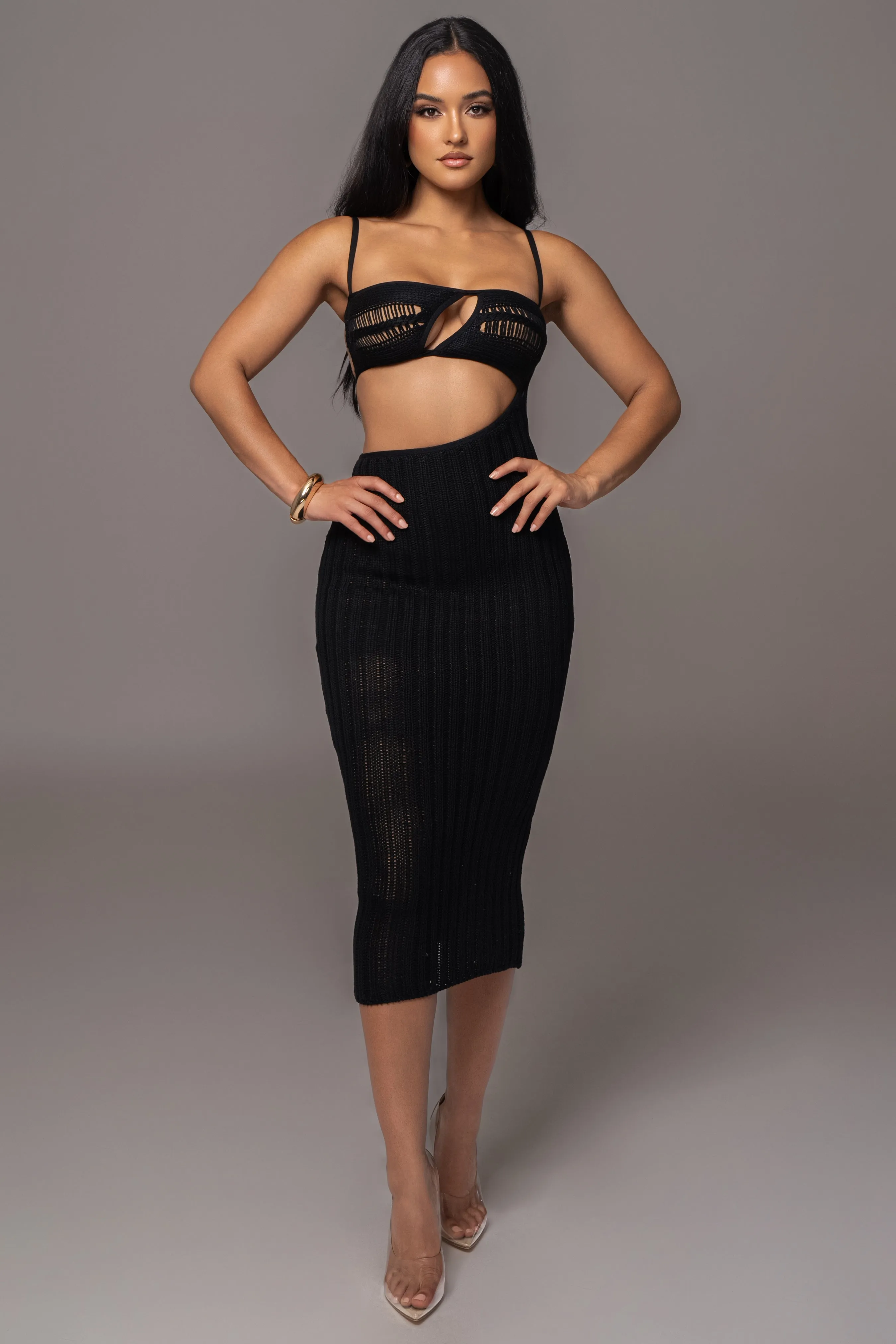 Black Coastal Escape Dress sold by JLUXLABEL product image thumbnail 5