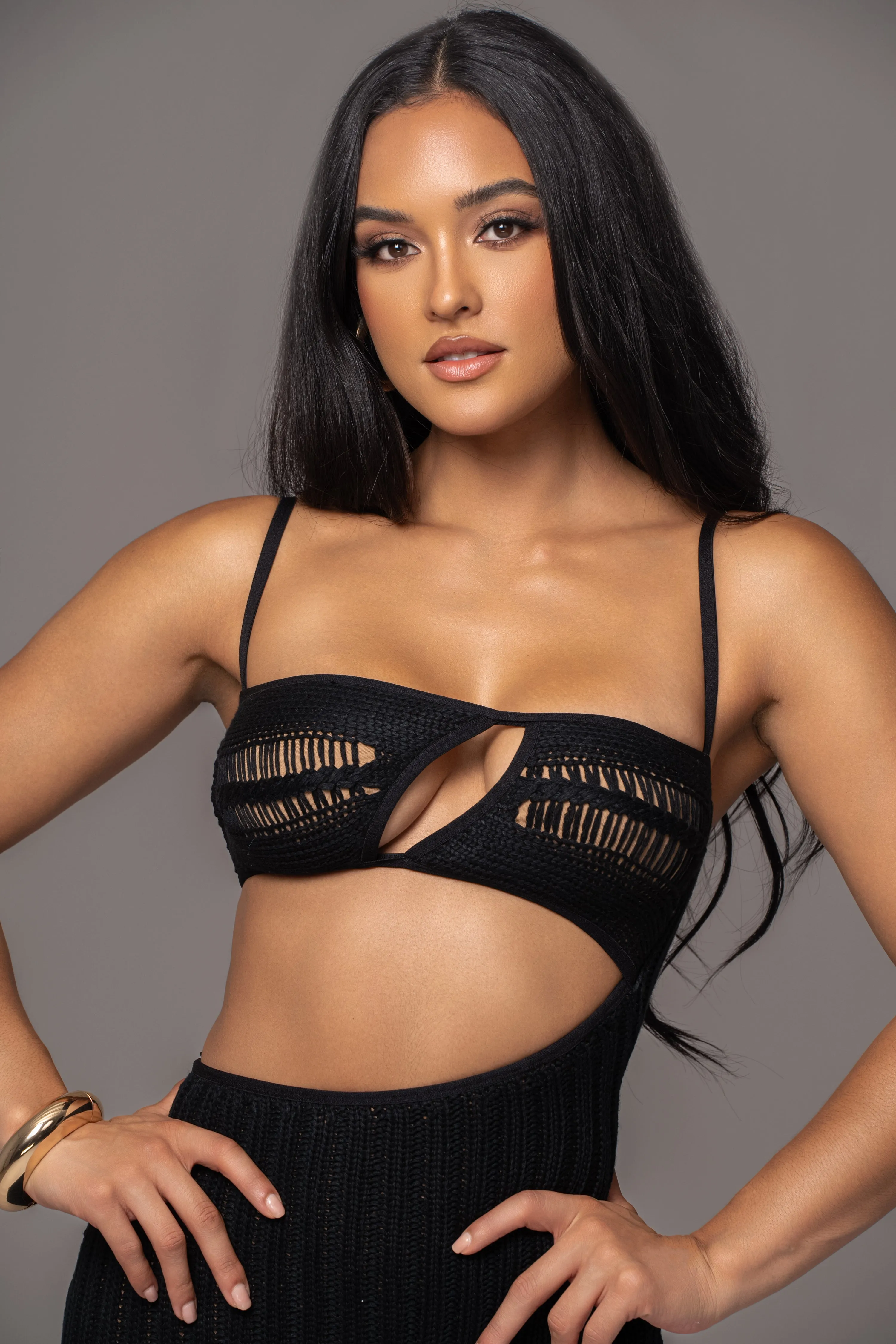 Black Coastal Escape Dress sold by JLUXLABEL product image thumbnail 3