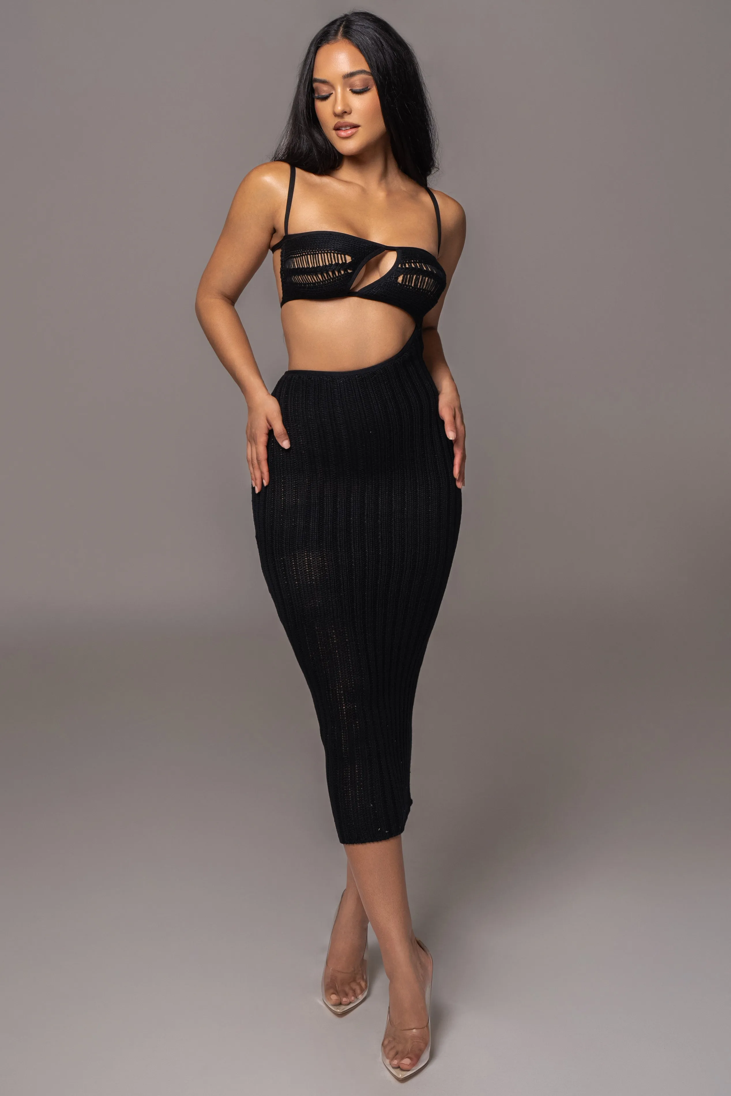 Black Coastal Escape Dress sold by JLUXLABEL product image thumbnail 4