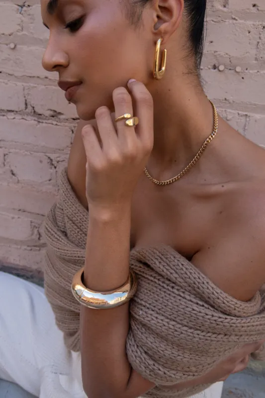 Gold Tribute Ring sold by JLUXLABEL