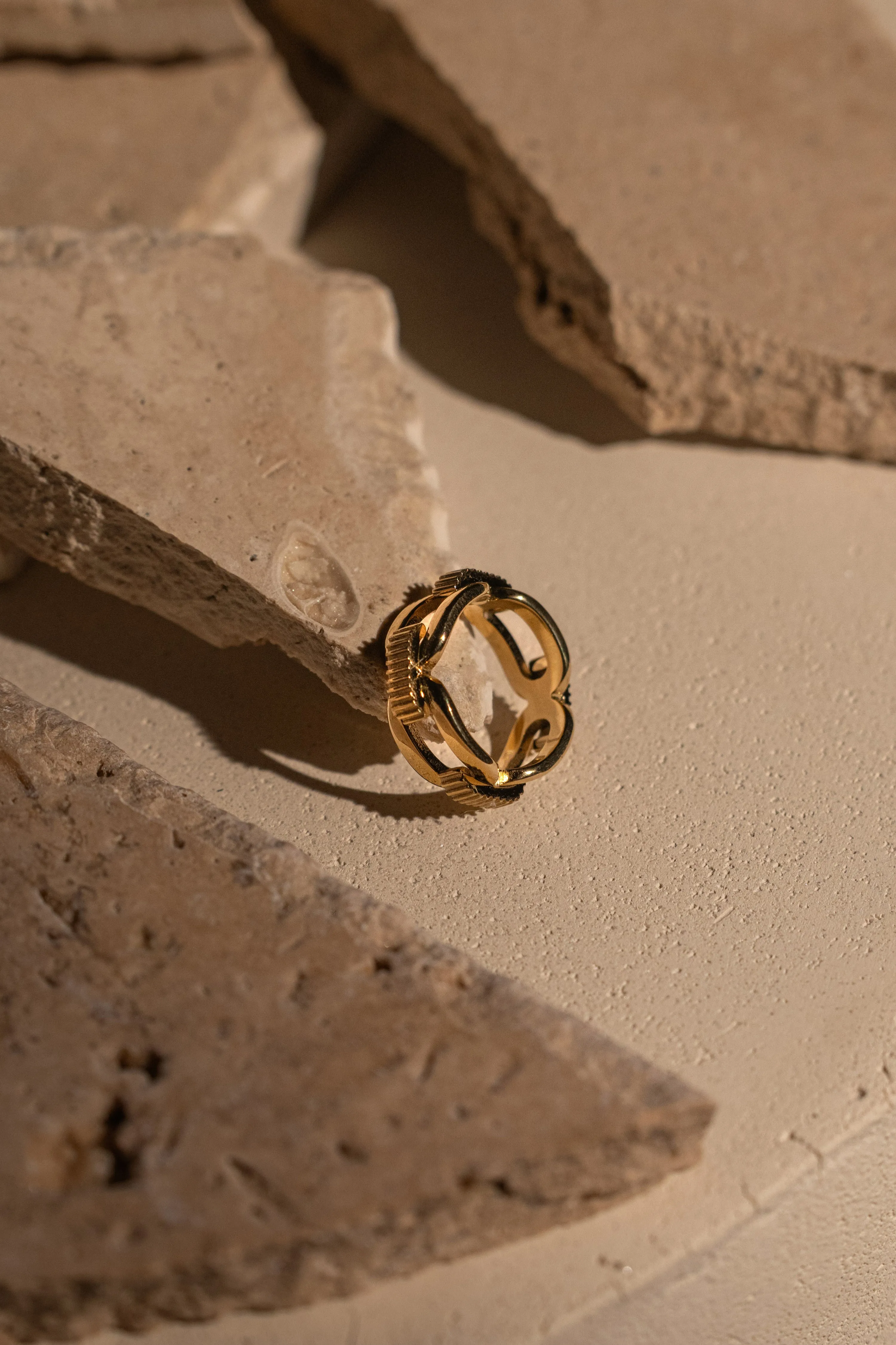 Gold Emi Chain Ring sold by JLUXLABEL product image thumbnail 4