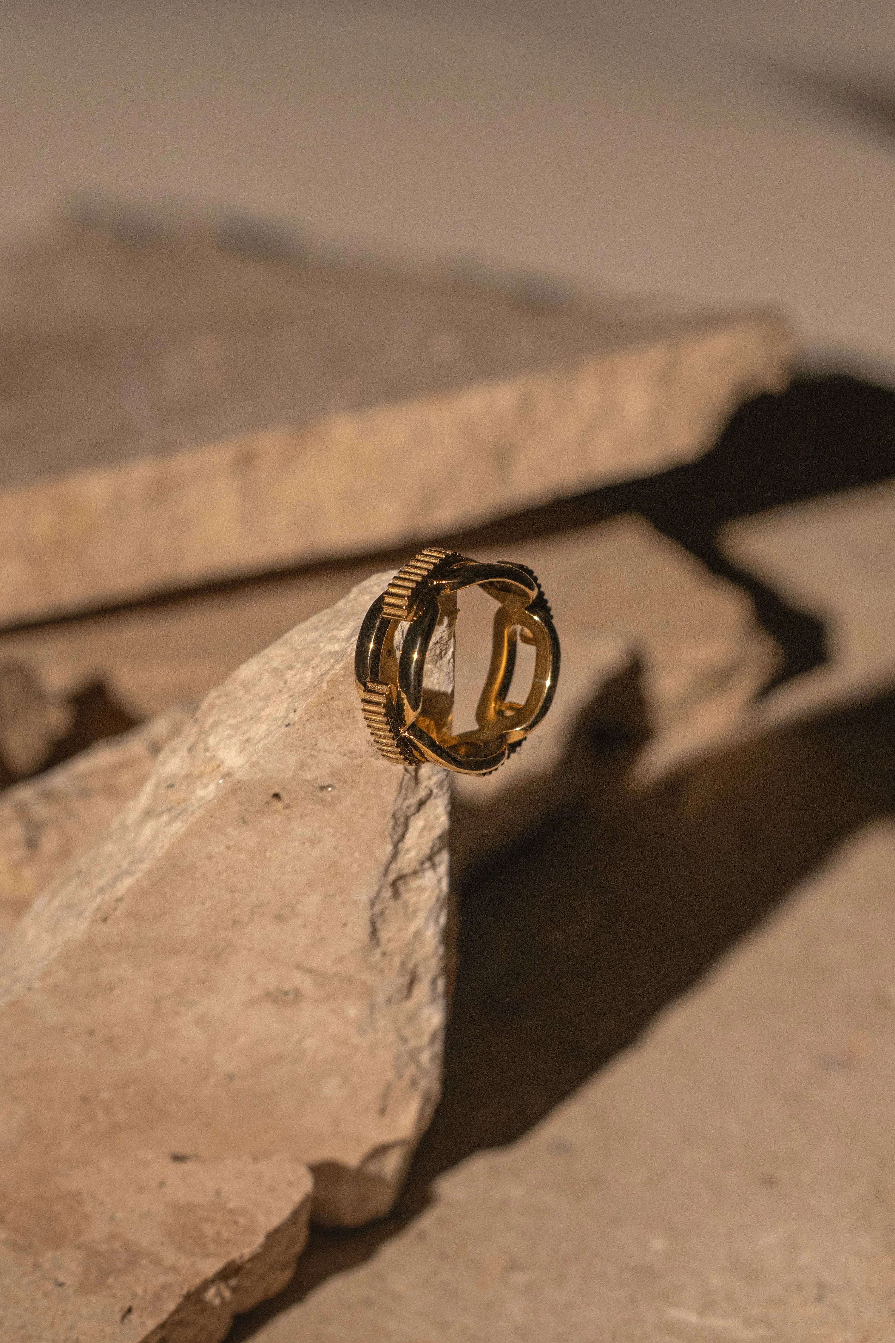 Gold Emi Chain Ring sold by JLUXLABEL product image thumbnail 3