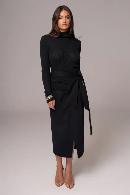 Black City Life Cargo Skirt sold by JLUXLABEL