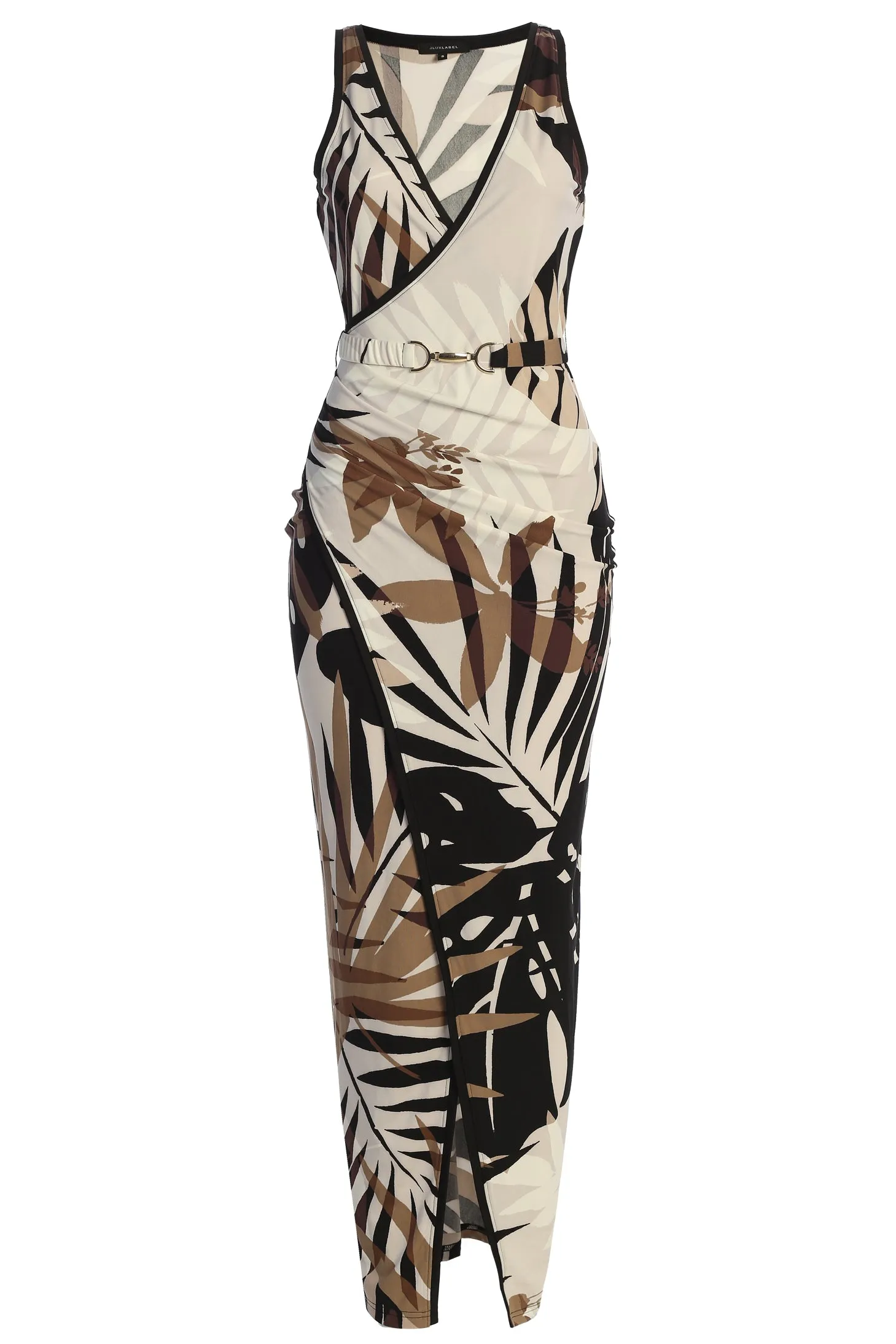 Tropical Print Revival Wrap Dress sold by JLUXLABEL product image thumbnail 2