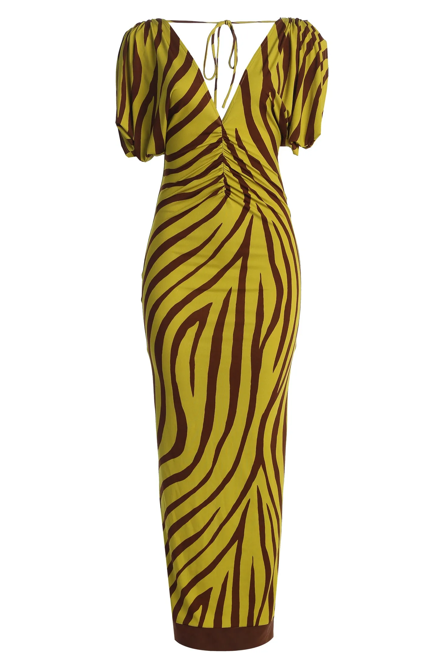 Lime Print Occasion Print Maxi Dress sold by JLUXLABEL product image thumbnail 2