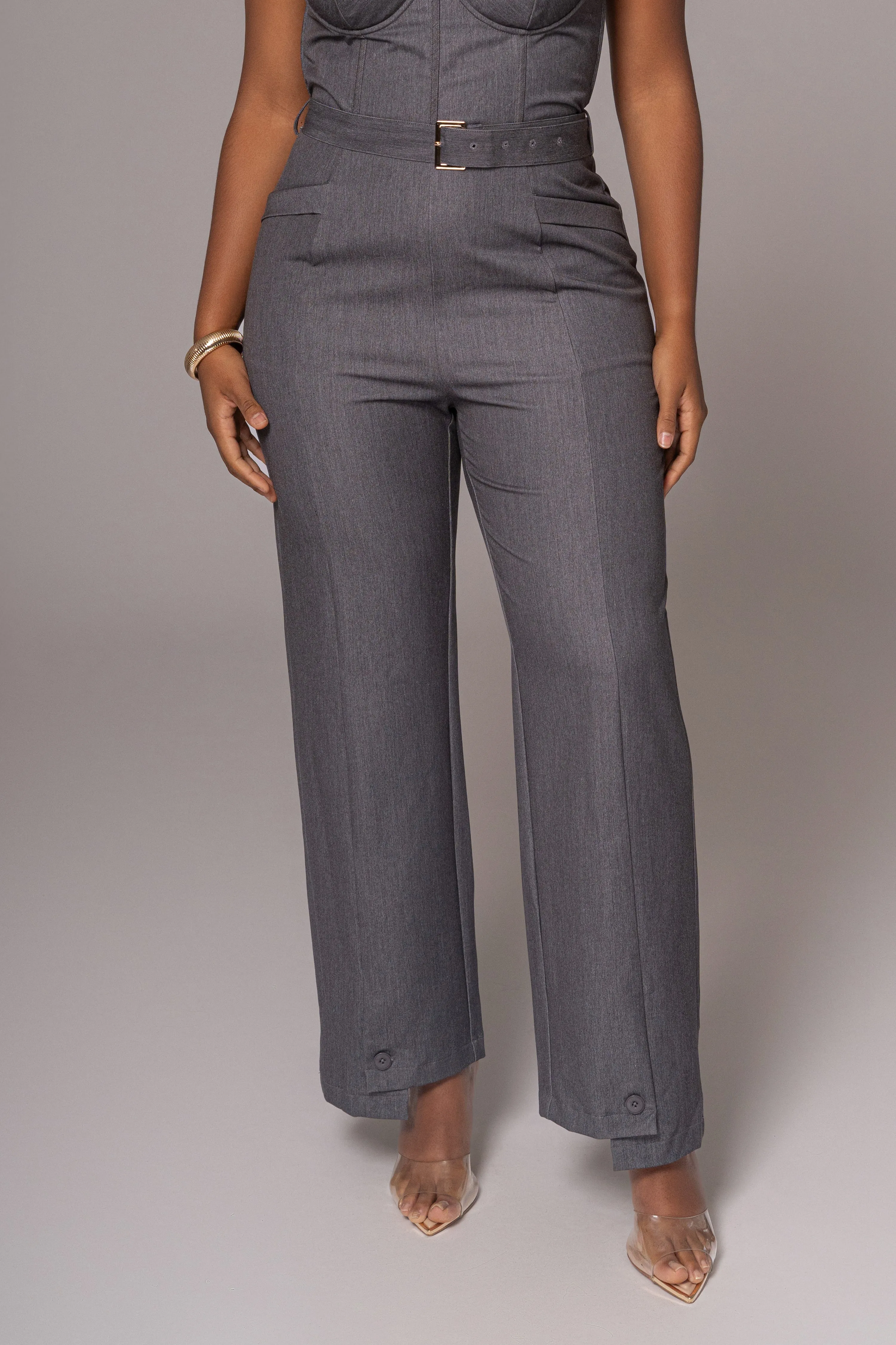 Grey Sweetheart Aroma Jumpsuit sold by JLUXLABEL product image thumbnail 5