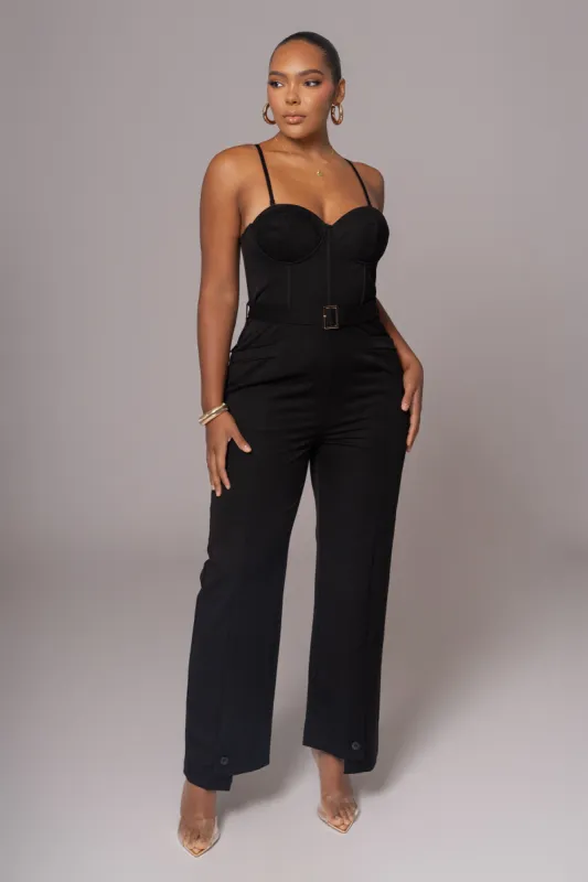 Black Sweetheart Aroma Jumpsuit sold by JLUXLABEL