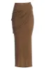 Chocolate Paradise Hills Maxi Skirt sold by JLUXLABEL