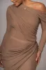 Chocolate Paradise Hills Maxi Skirt sold by JLUXLABEL