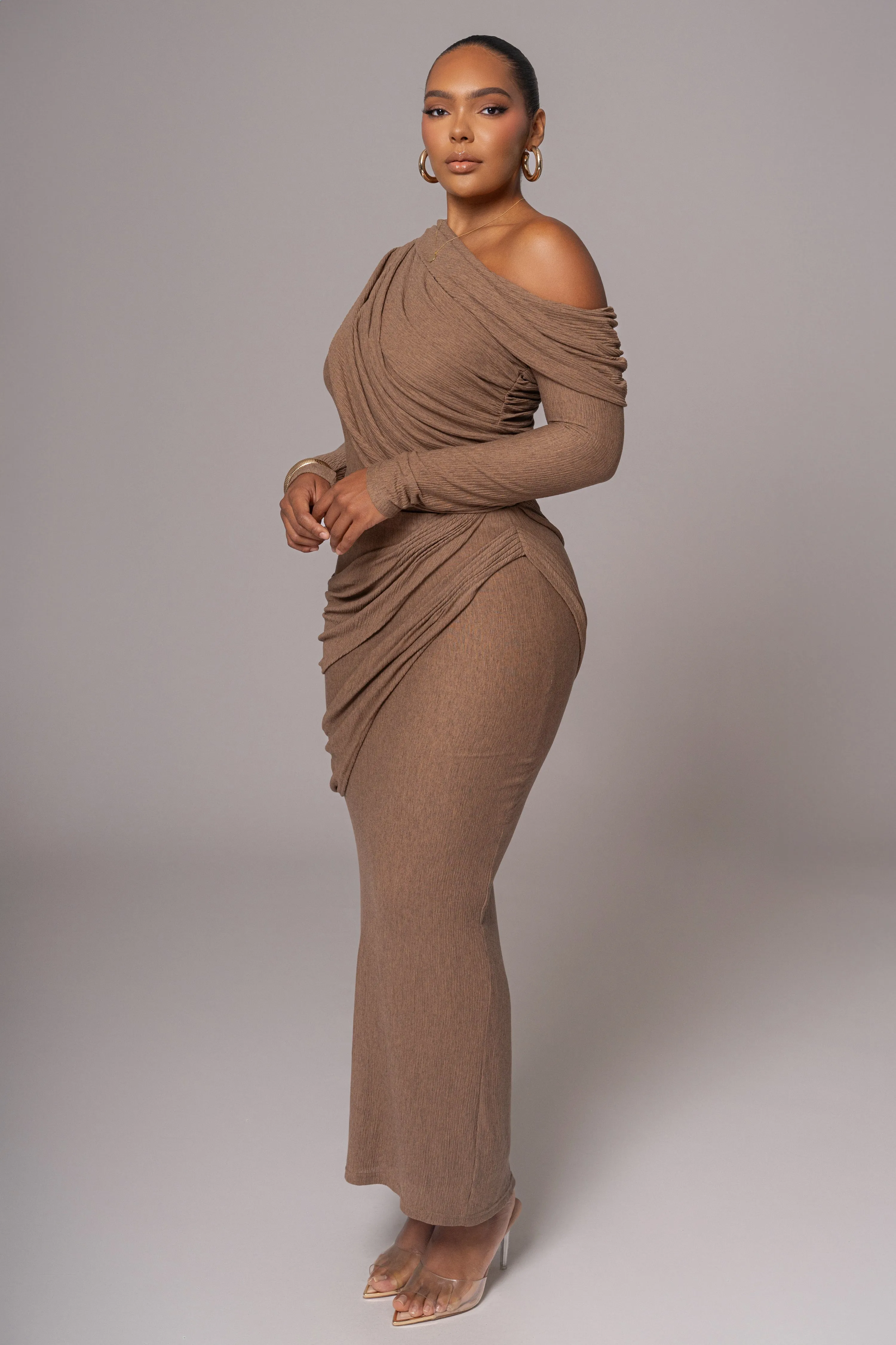 Chocolate Paradise Hills Maxi Skirt sold by JLUXLABEL product image thumbnail 5