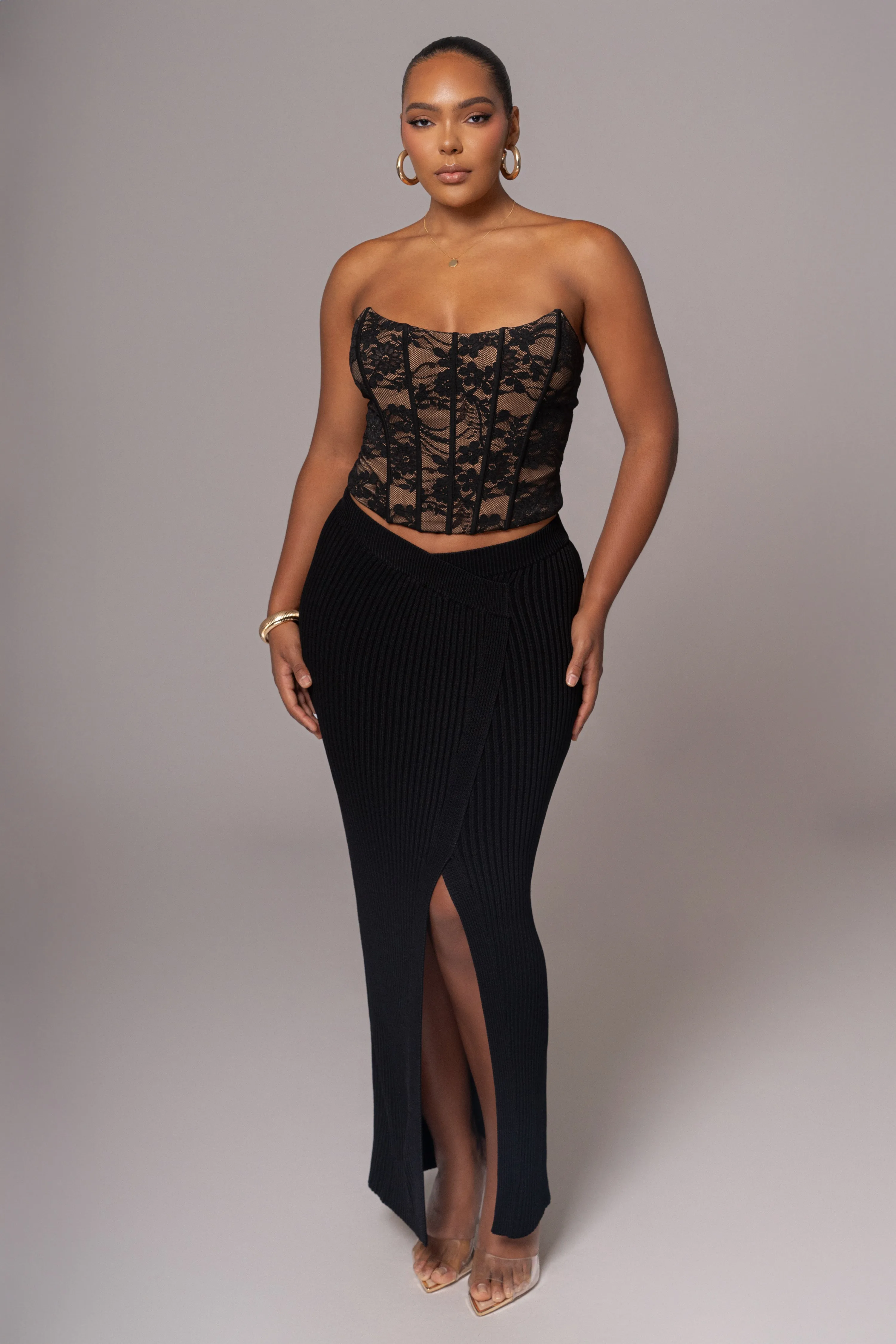 Black Rosemere Lace Top sold by JLUXLABEL product image thumbnail 2