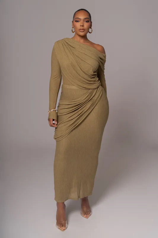 Moss Paradise Hills Maxi Skirt sold by JLUXLABEL