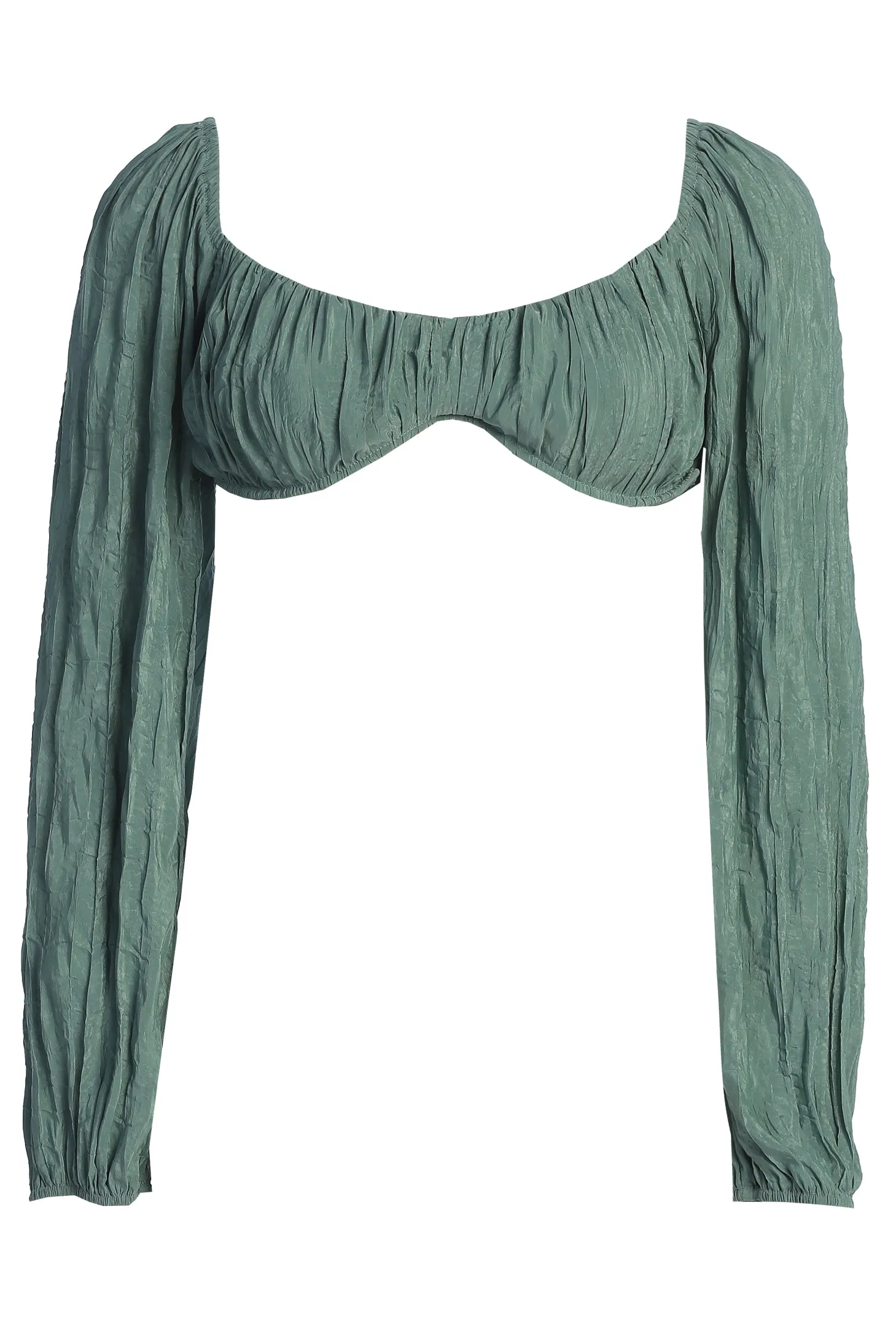 Teal Carey Long Sleeve Top sold by JLUXLABEL product image thumbnail 2
