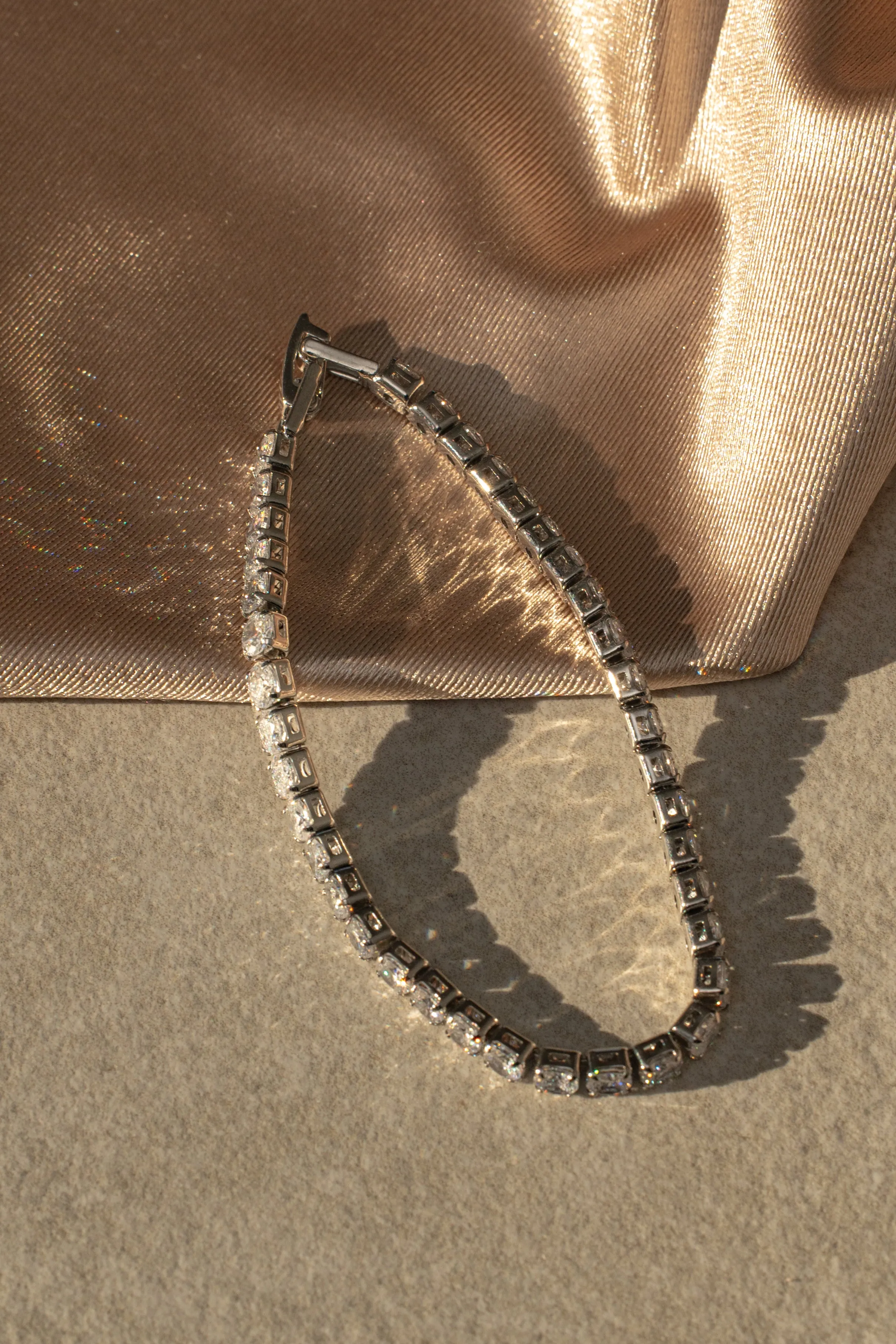 Silver Crystal Bracelet sold by JLUXLABEL