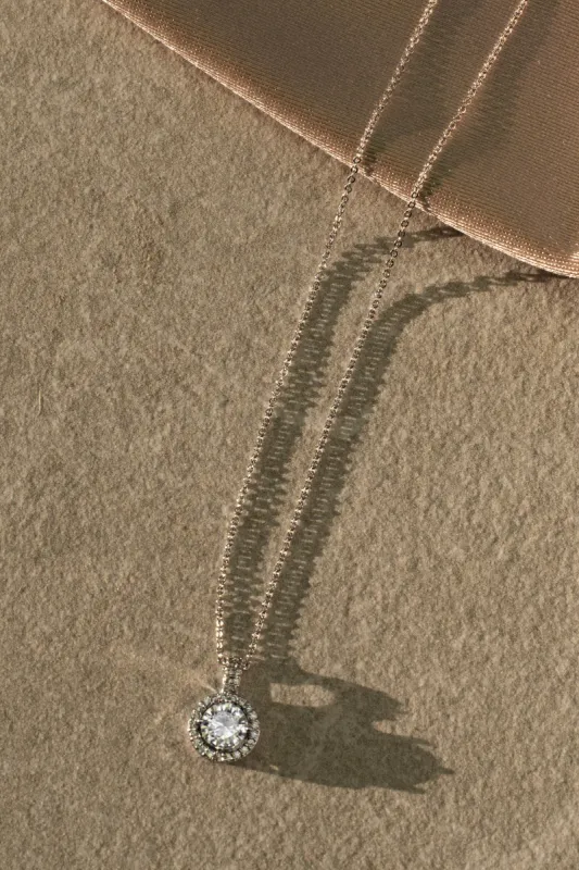 Silver Zira Pendant Necklace sold by JLUXLABEL