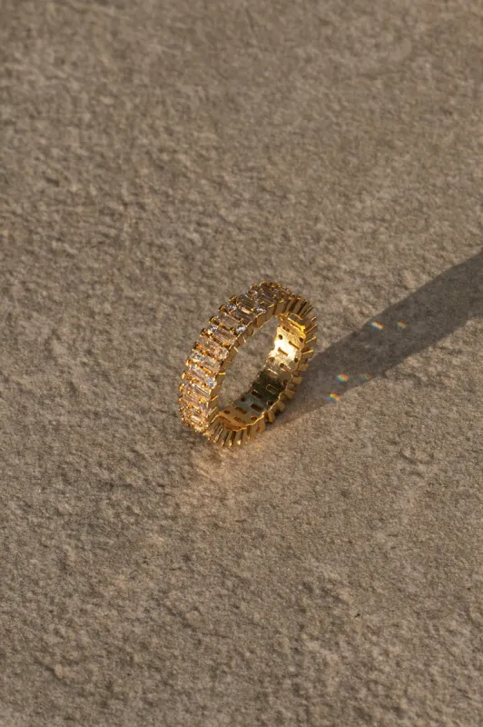 Gold Frances Ring made by JLUXLABEL