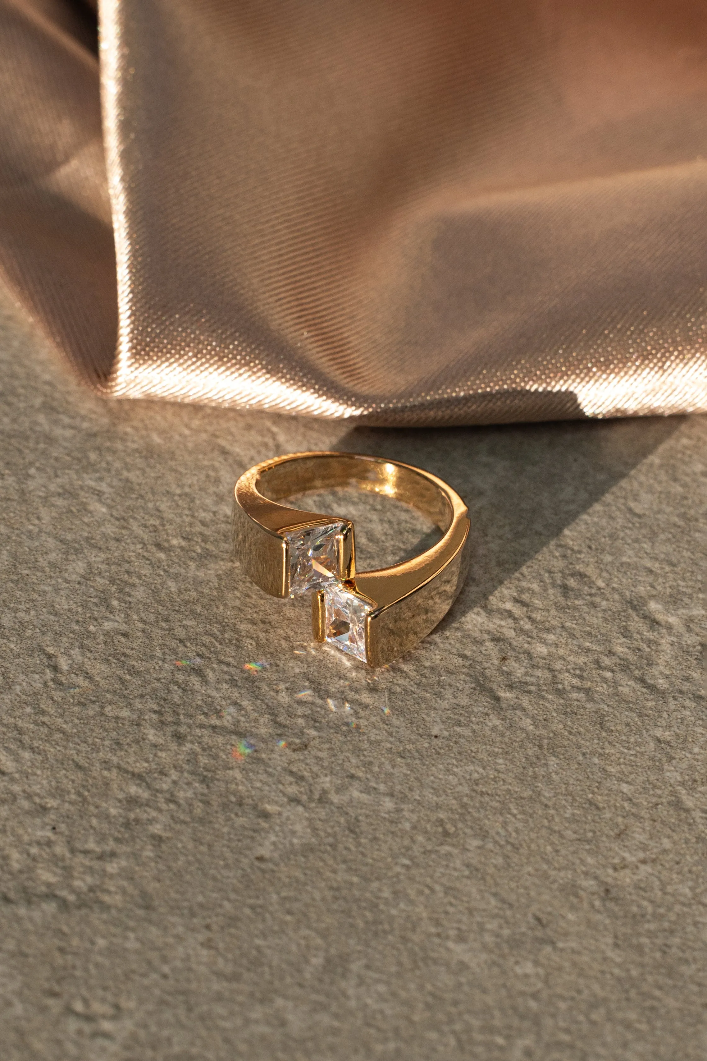 Gold Jewel Ring sold by JLUXLABEL