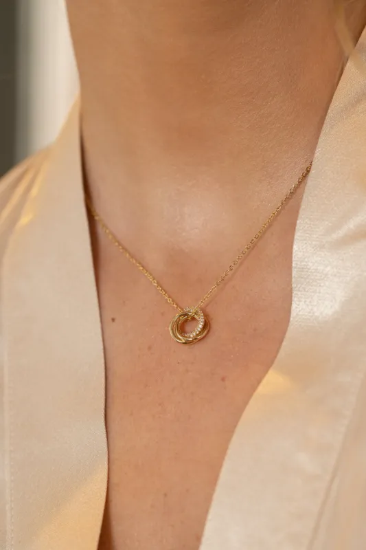 Gold Dakota Necklace sold by JLUXLABEL