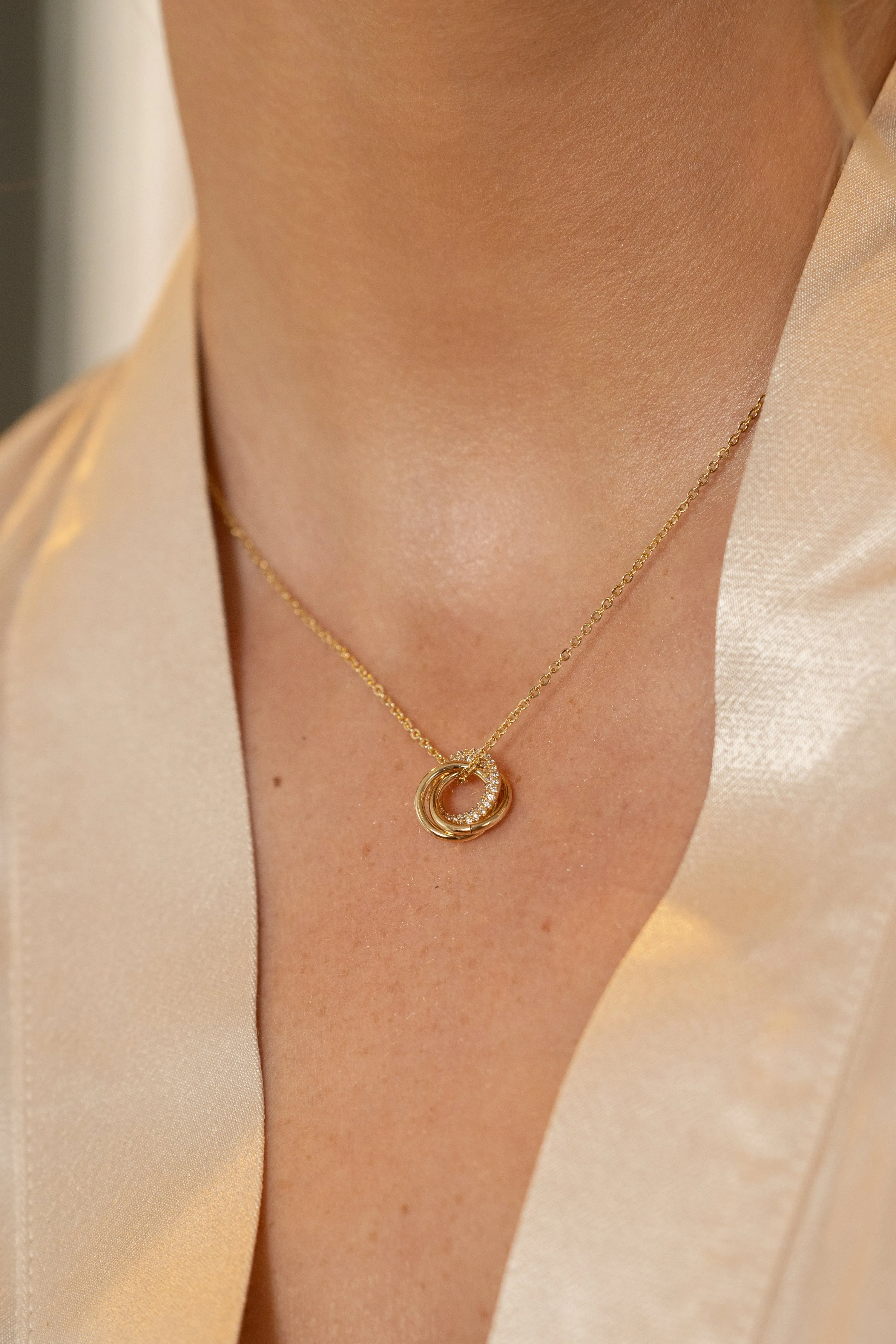 Gold Dakota Necklace sold by JLUXLABEL