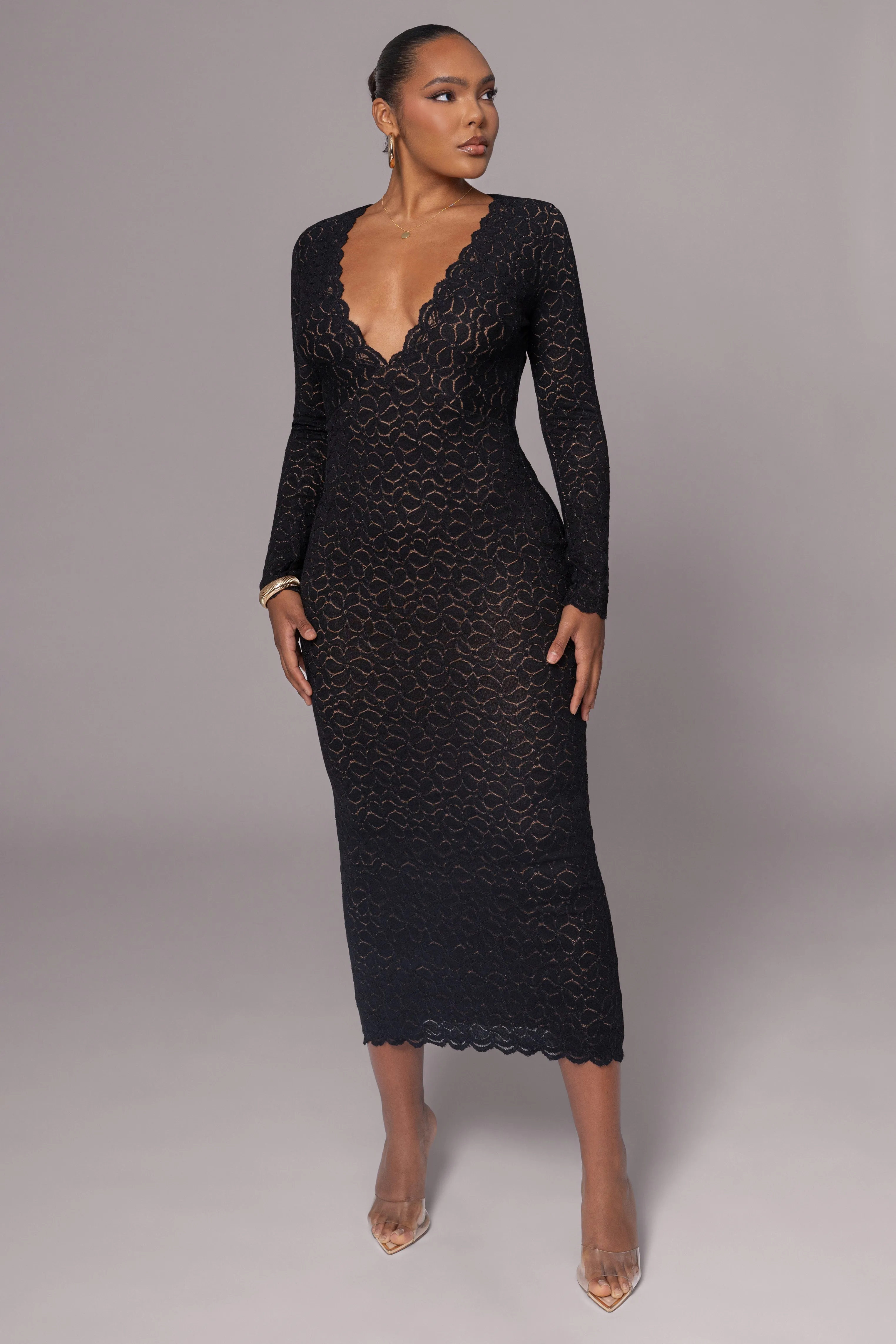 Black Reunited Maxi Dress sold by JLUXLABEL product image thumbnail 3