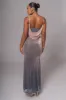 Pink Dusk Shimmery Nights Maxi Dress sold by JLUXLABEL