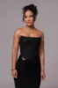 Black Fenix Reversible Linen Corset sold by JLUXLABEL