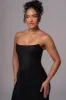 Black Fenix Reversible Linen Corset sold by JLUXLABEL