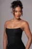 Black Fenix Reversible Linen Corset sold by JLUXLABEL