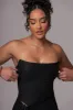 Black Fenix Reversible Linen Corset sold by JLUXLABEL