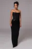 Black Fenix Reversible Linen Corset sold by JLUXLABEL
