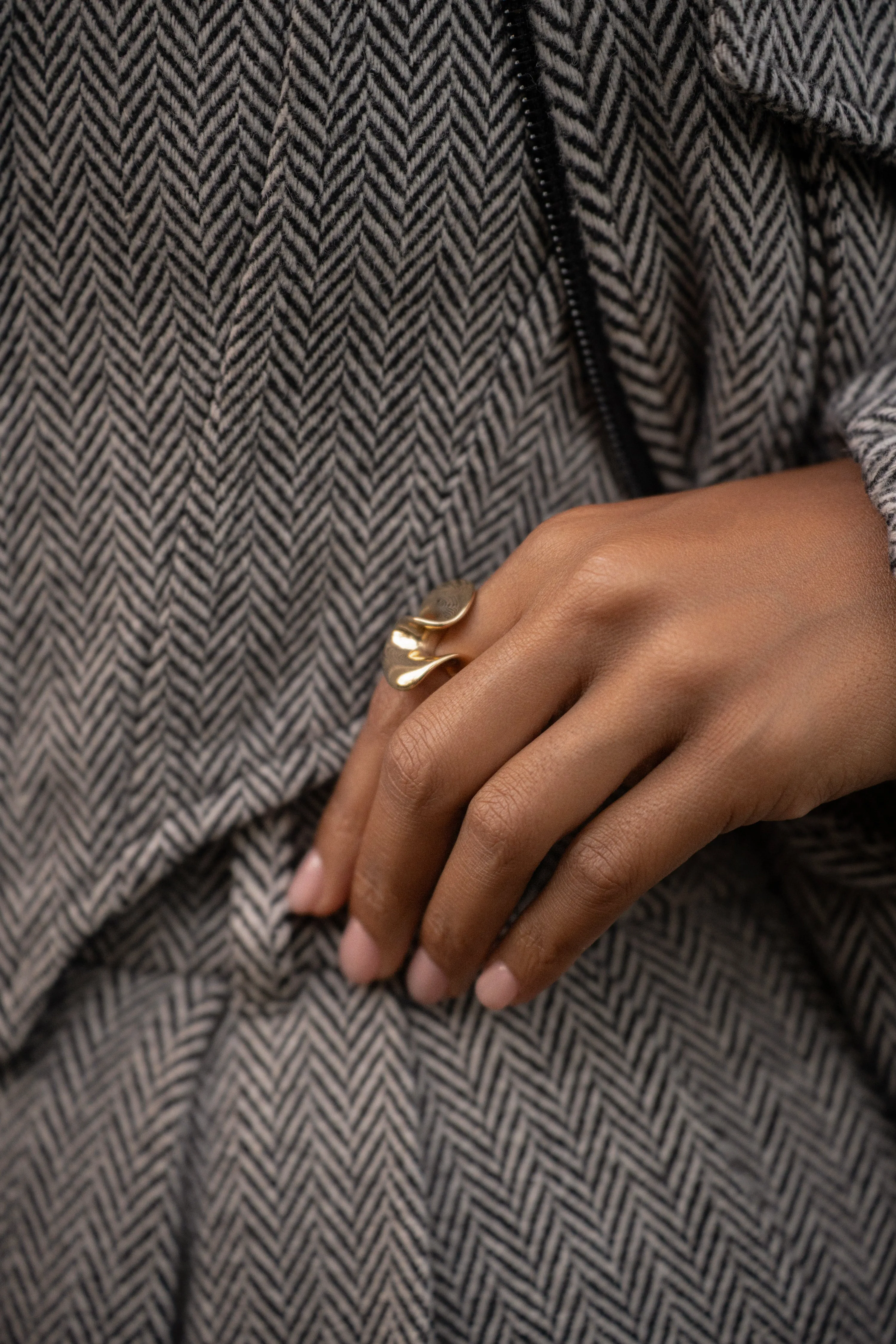 Gold Wavy Ring sold by JLUXLABEL product image thumbnail 2