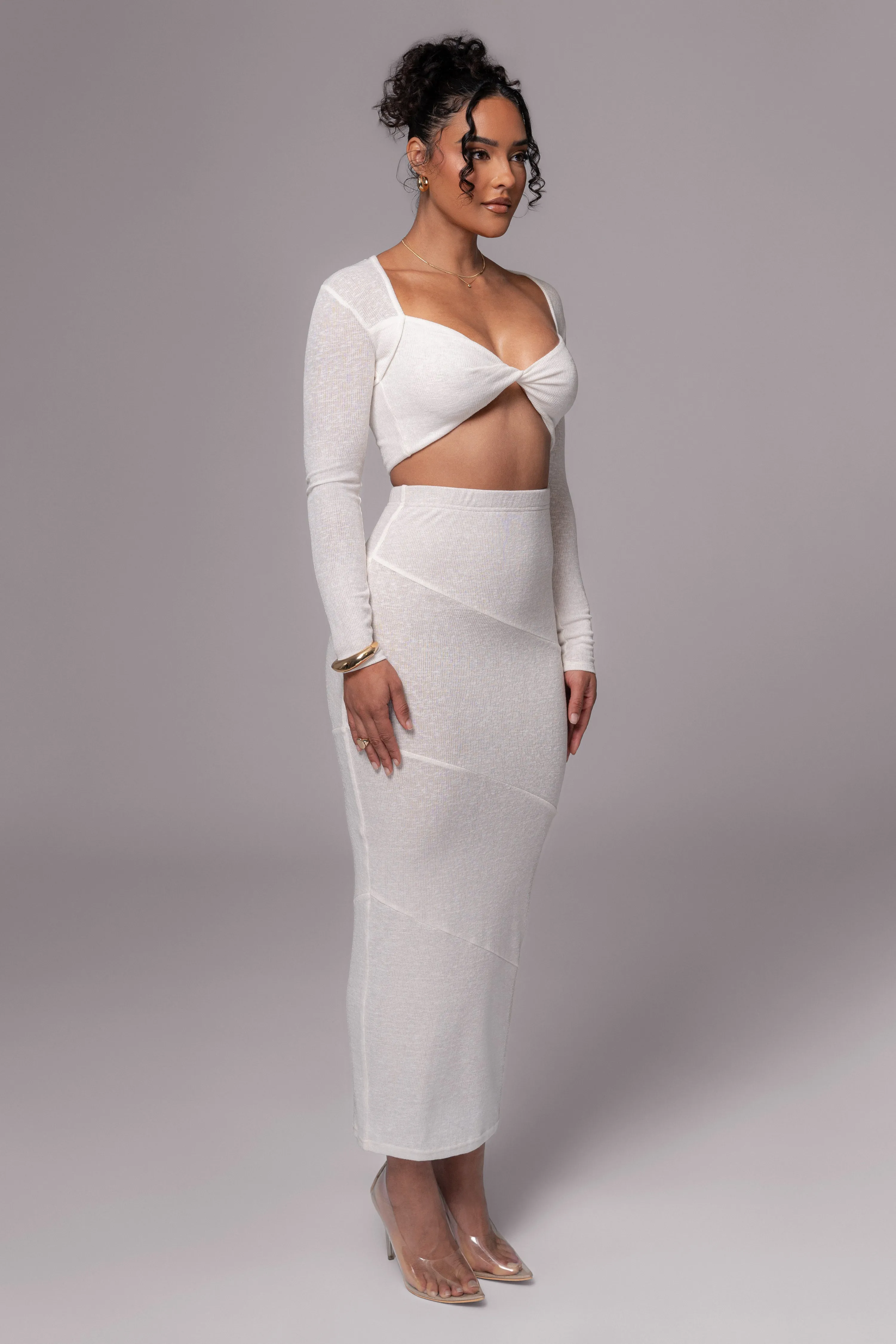Ivory All About You Skirt Set sold by JLUXLABEL product image thumbnail 5