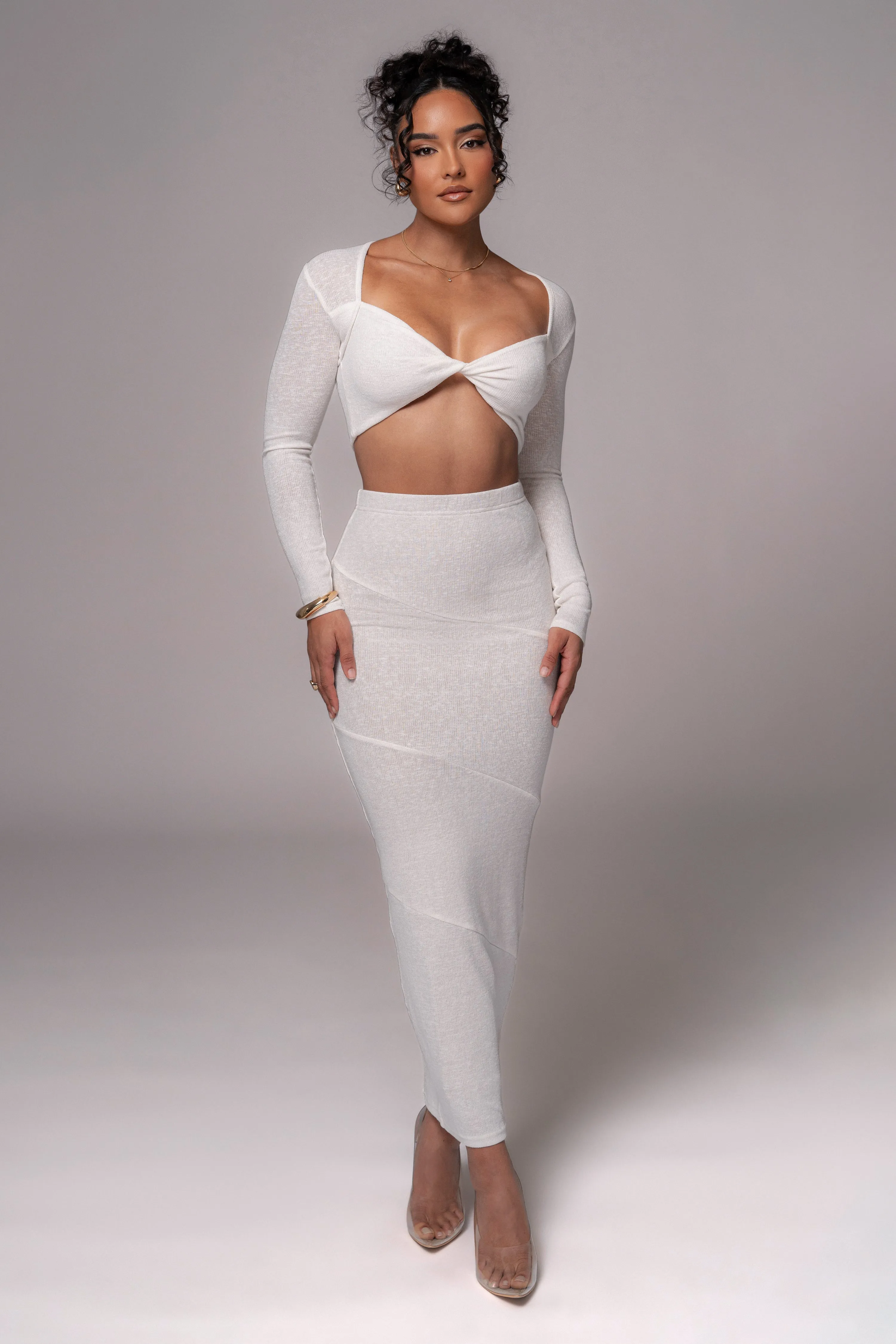 Ivory All About You Skirt Set sold by JLUXLABEL