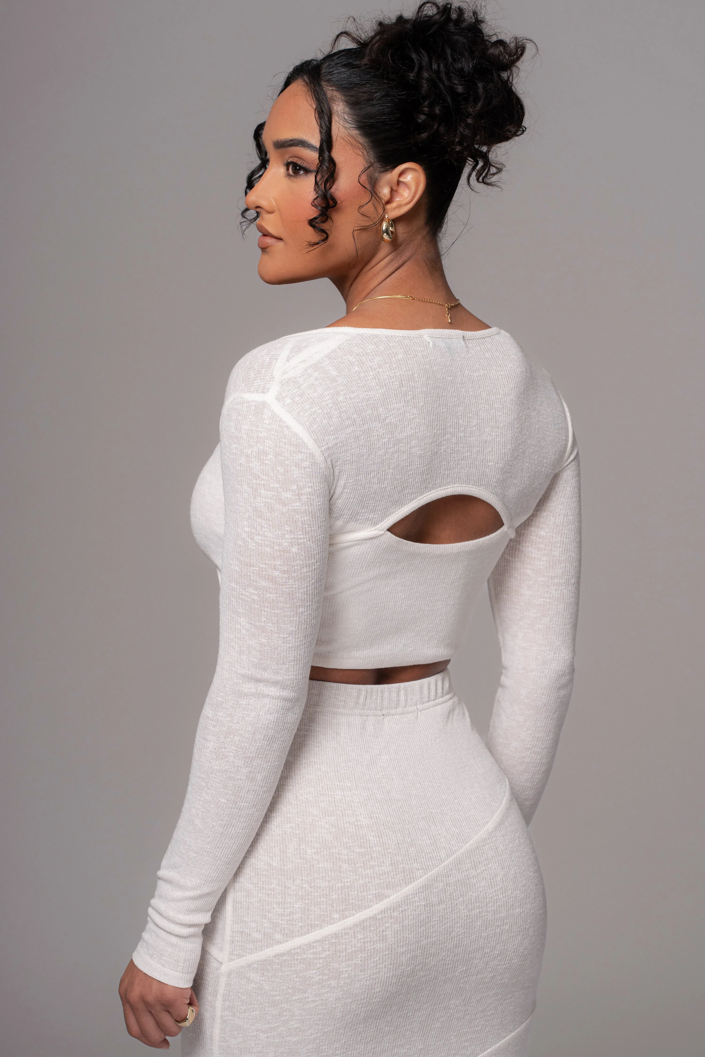 Ivory All About You Skirt Set sold by JLUXLABEL product image thumbnail 4