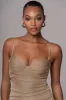 Gold Ruched Metallic Maxi Dress sold by JLUXLABEL
