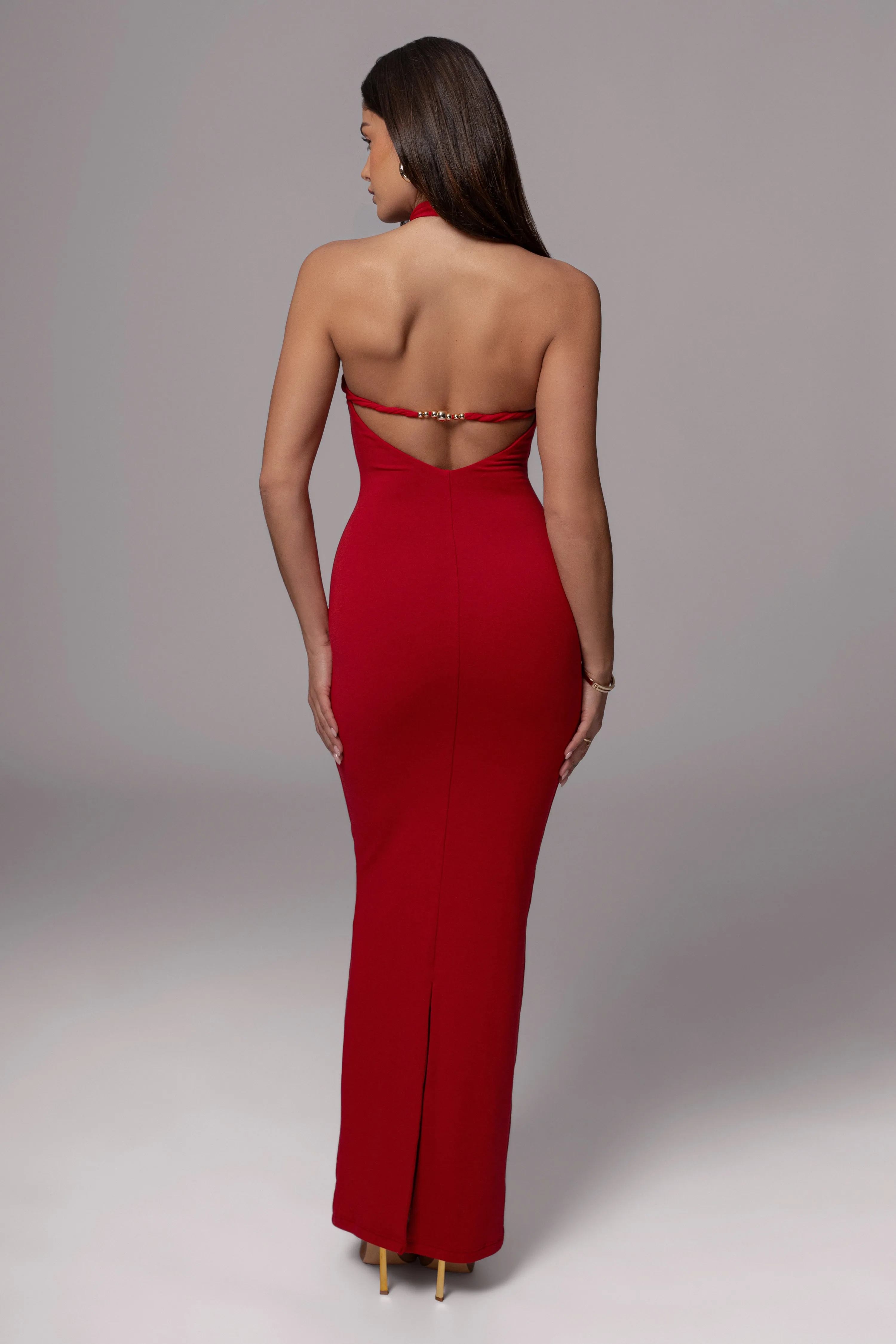 Red Jewel Of The Night Dress sold by JLUXLABEL product image thumbnail 5
