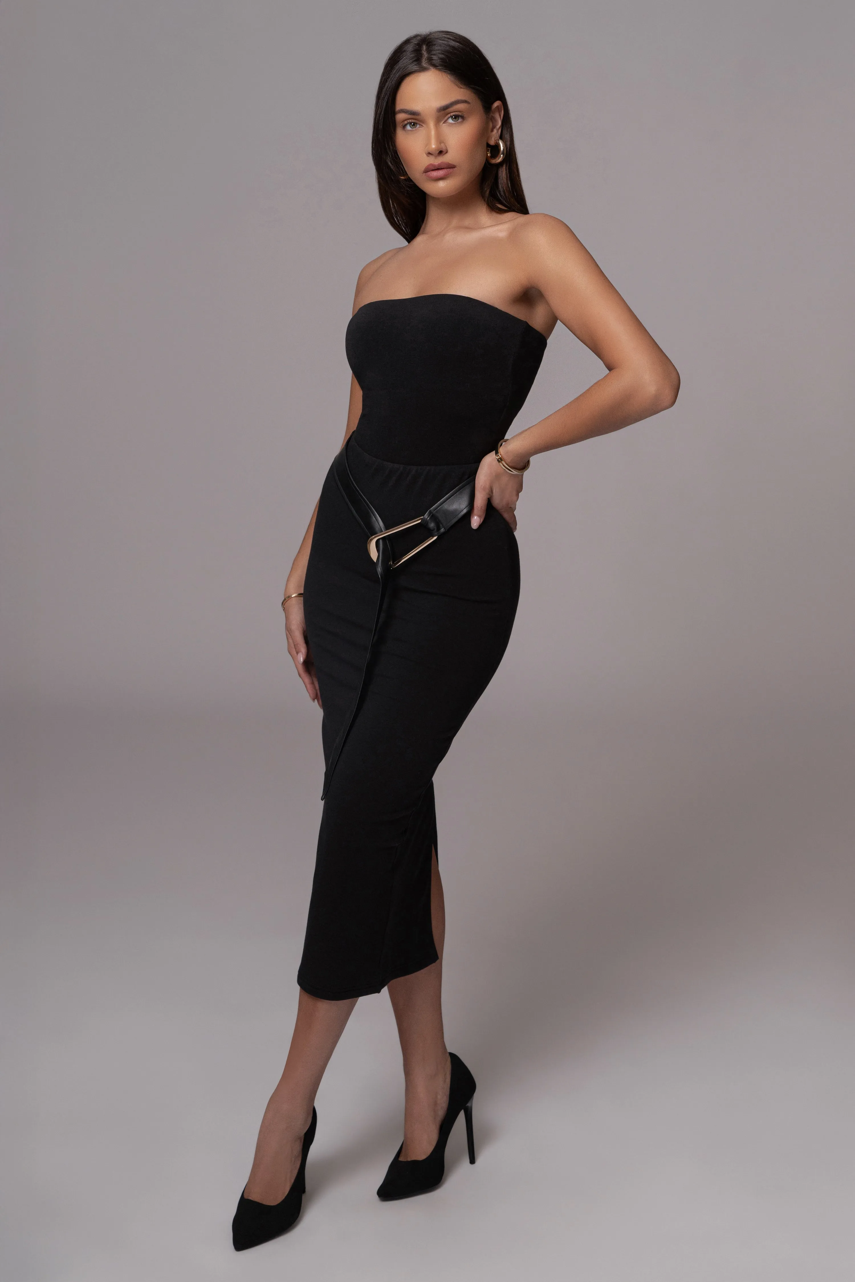 Black Classic Strapless Bodysuit sold by JLUXLABEL product image thumbnail 4