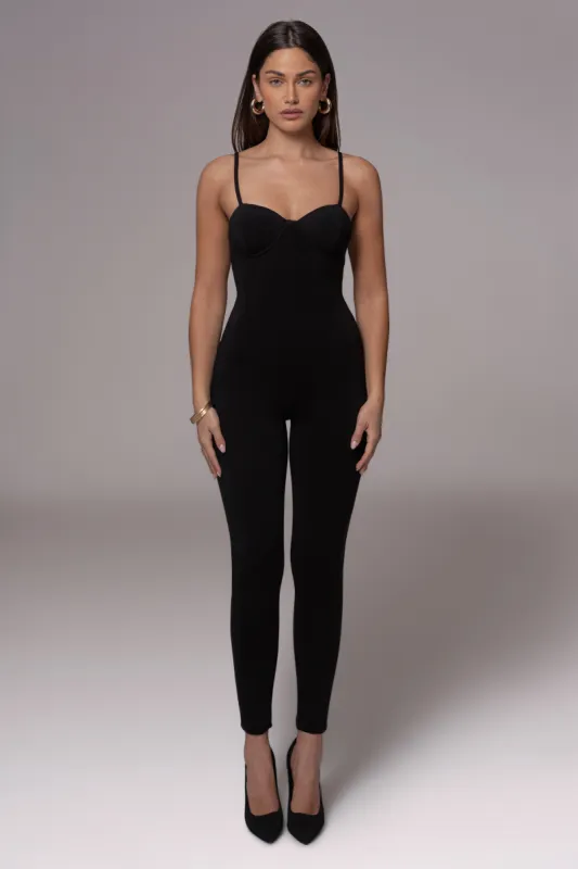 Black All Day Jumpsuit sold by JLUXLABEL