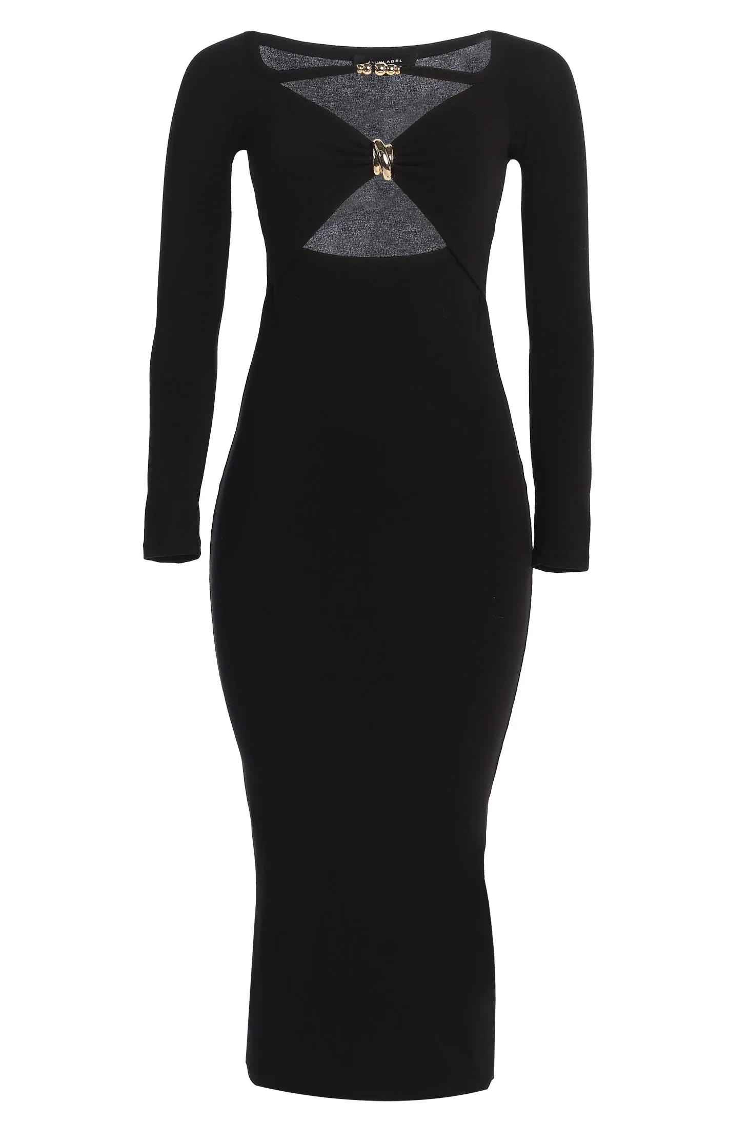 Black Off Shoulder Cutout Dress sold by JLUXLABEL product image thumbnail 2