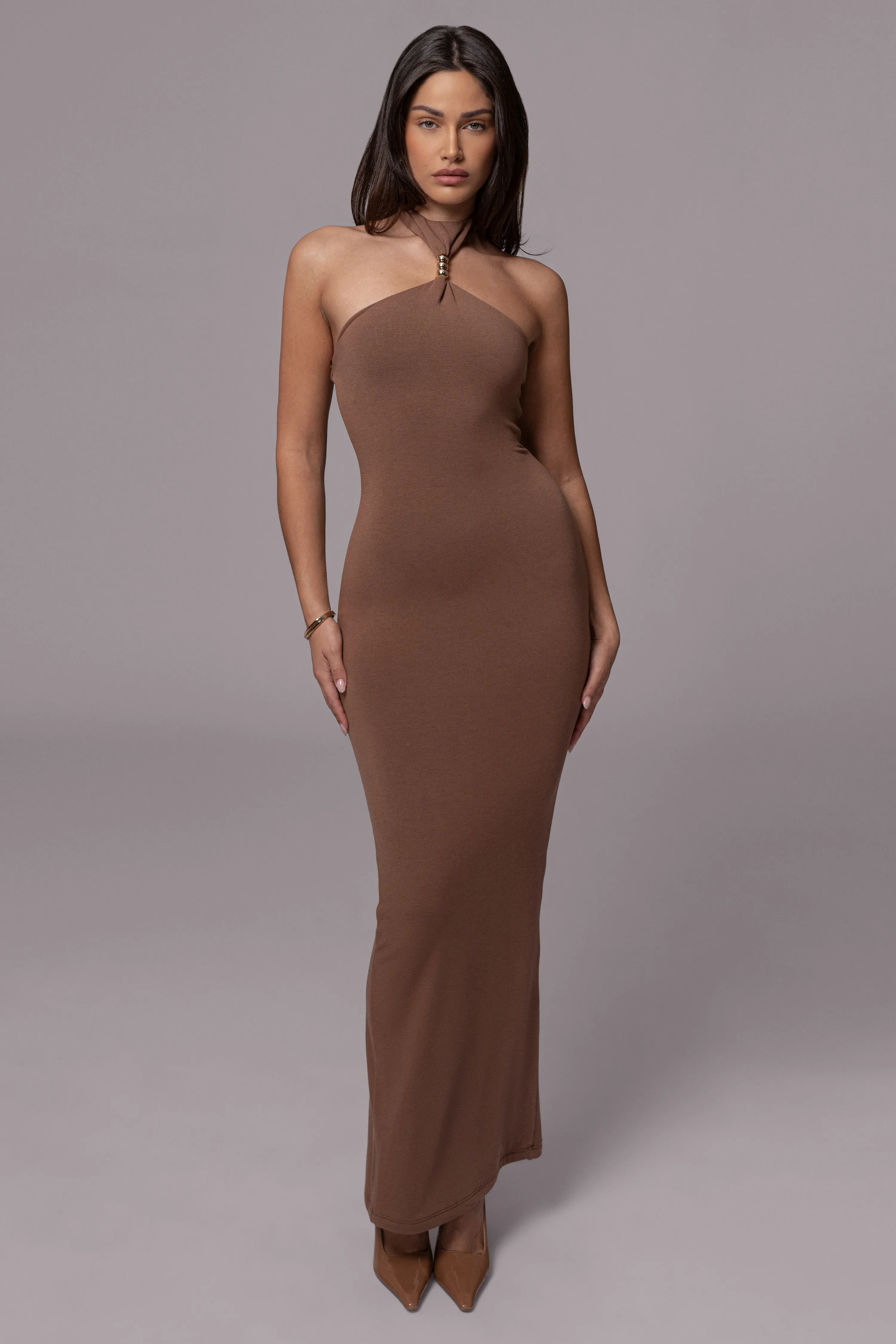 Pecan Jewel Of The Night Dress sold by JLUXLABEL