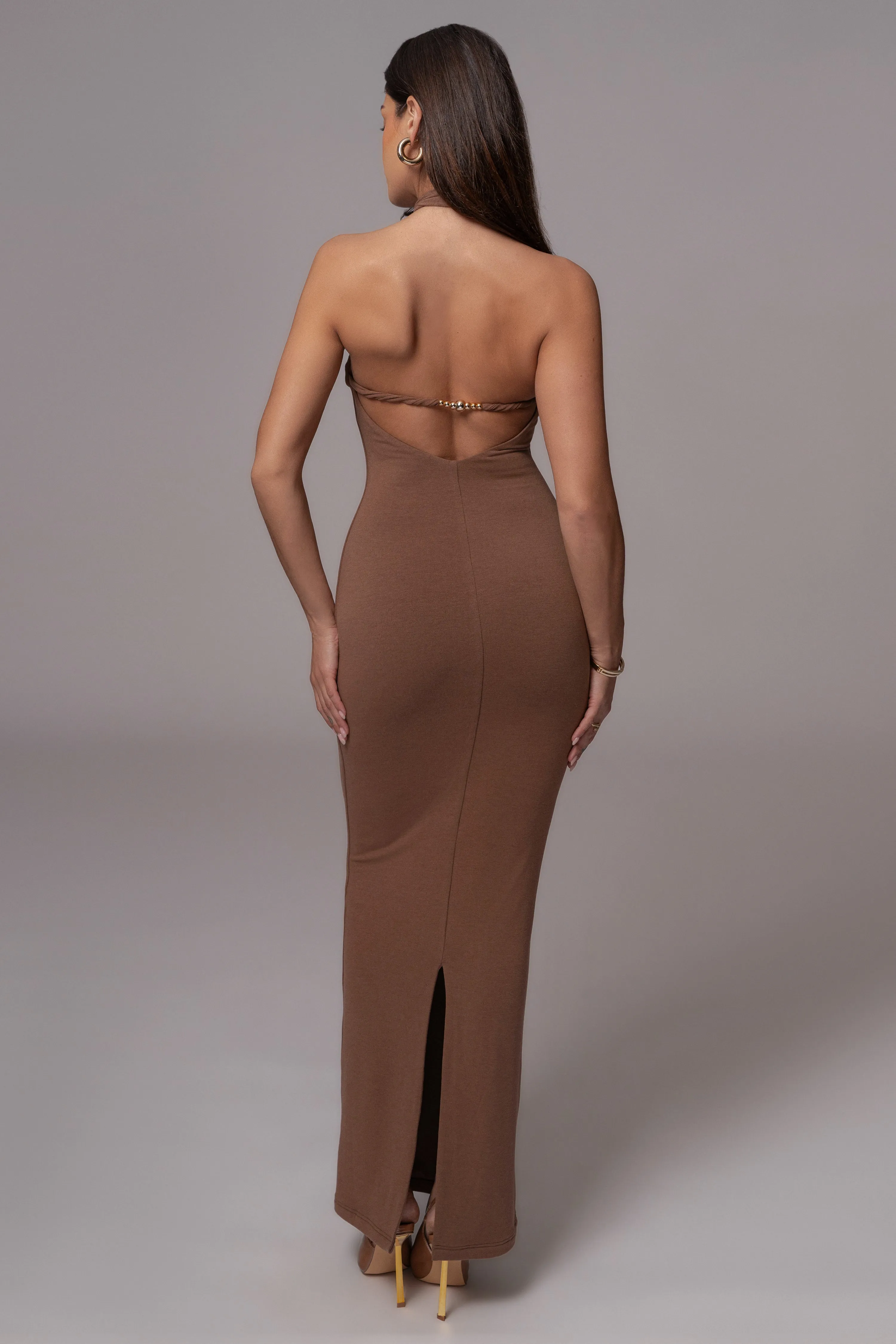 Pecan Jewel Of The Night Dress sold by JLUXLABEL product image thumbnail 3