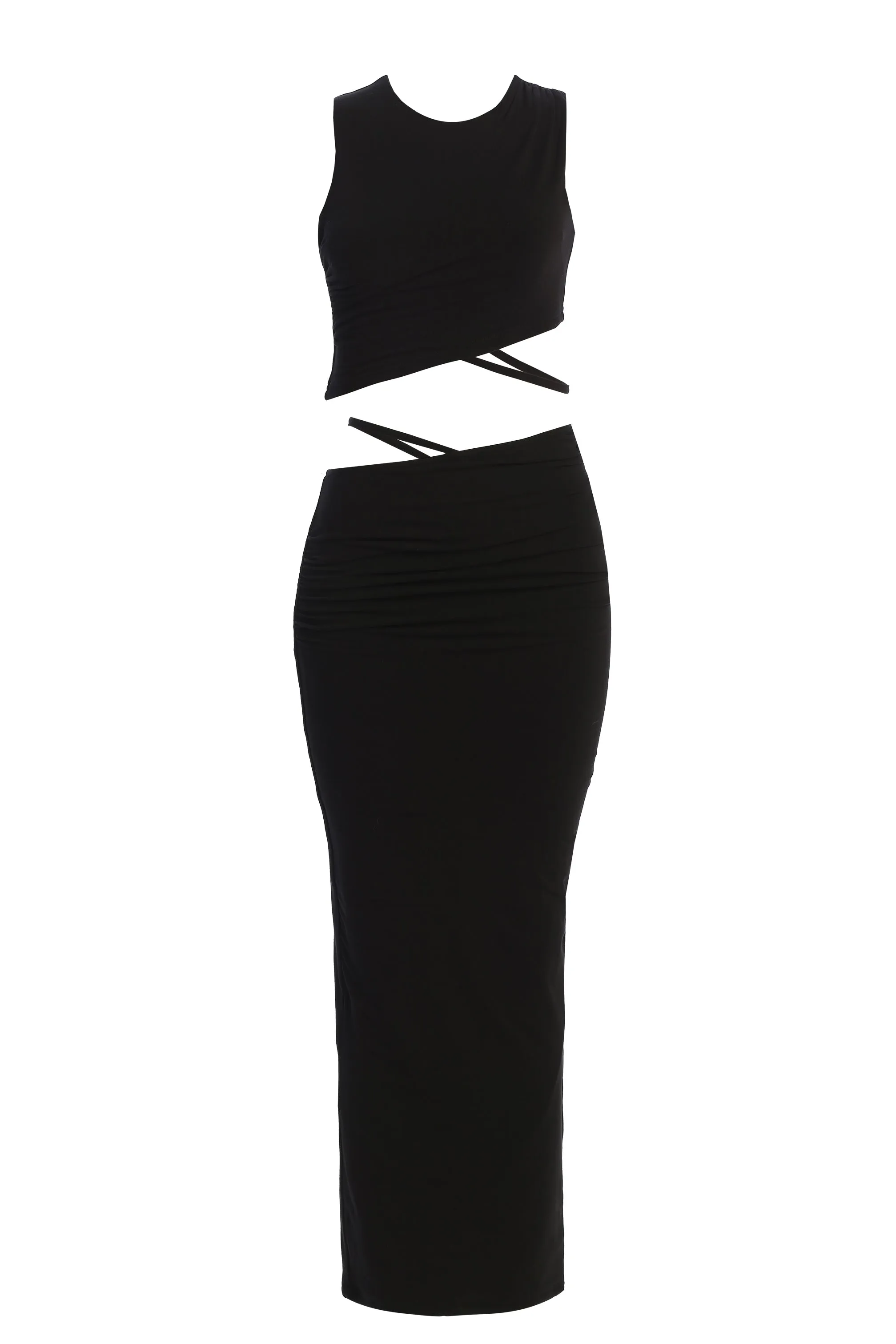 Black Saphhira Skirt Set sold by JLUXLABEL product image thumbnail 2