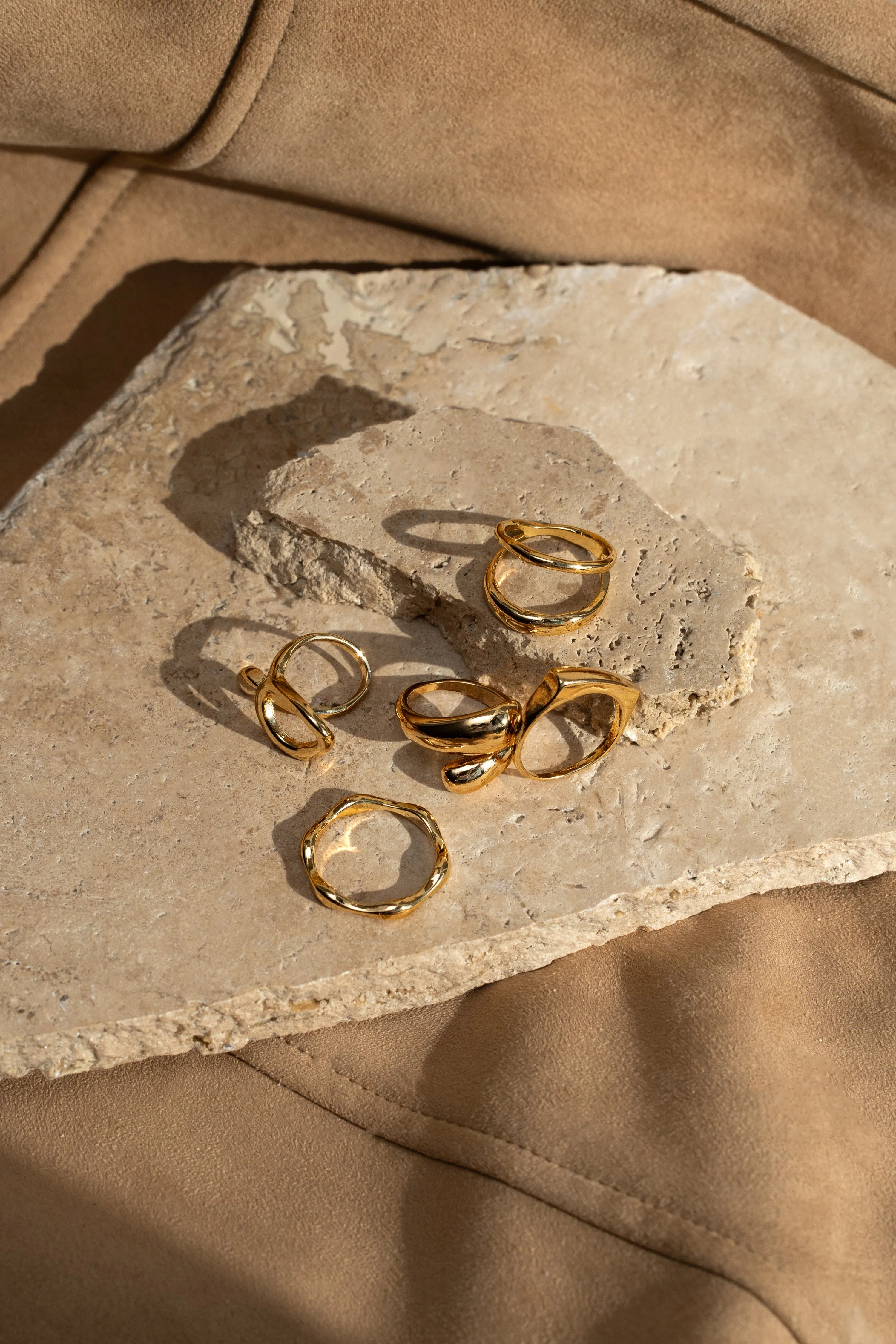 Gold Tara Ring Set sold by JLUXLABEL product image thumbnail 2