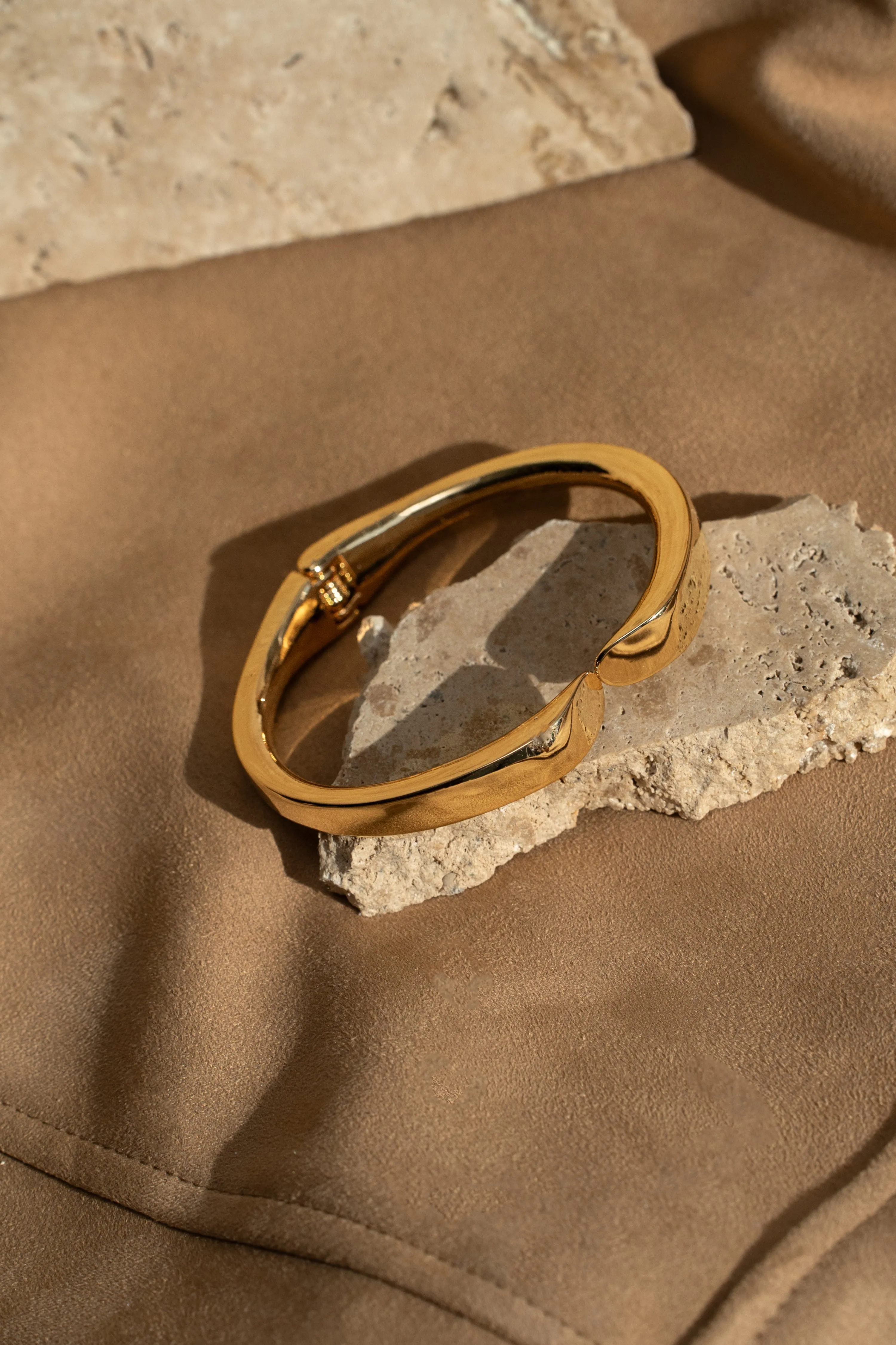 Gold Lara Hinge Bracelet sold by JLUXLABEL product image thumbnail 2