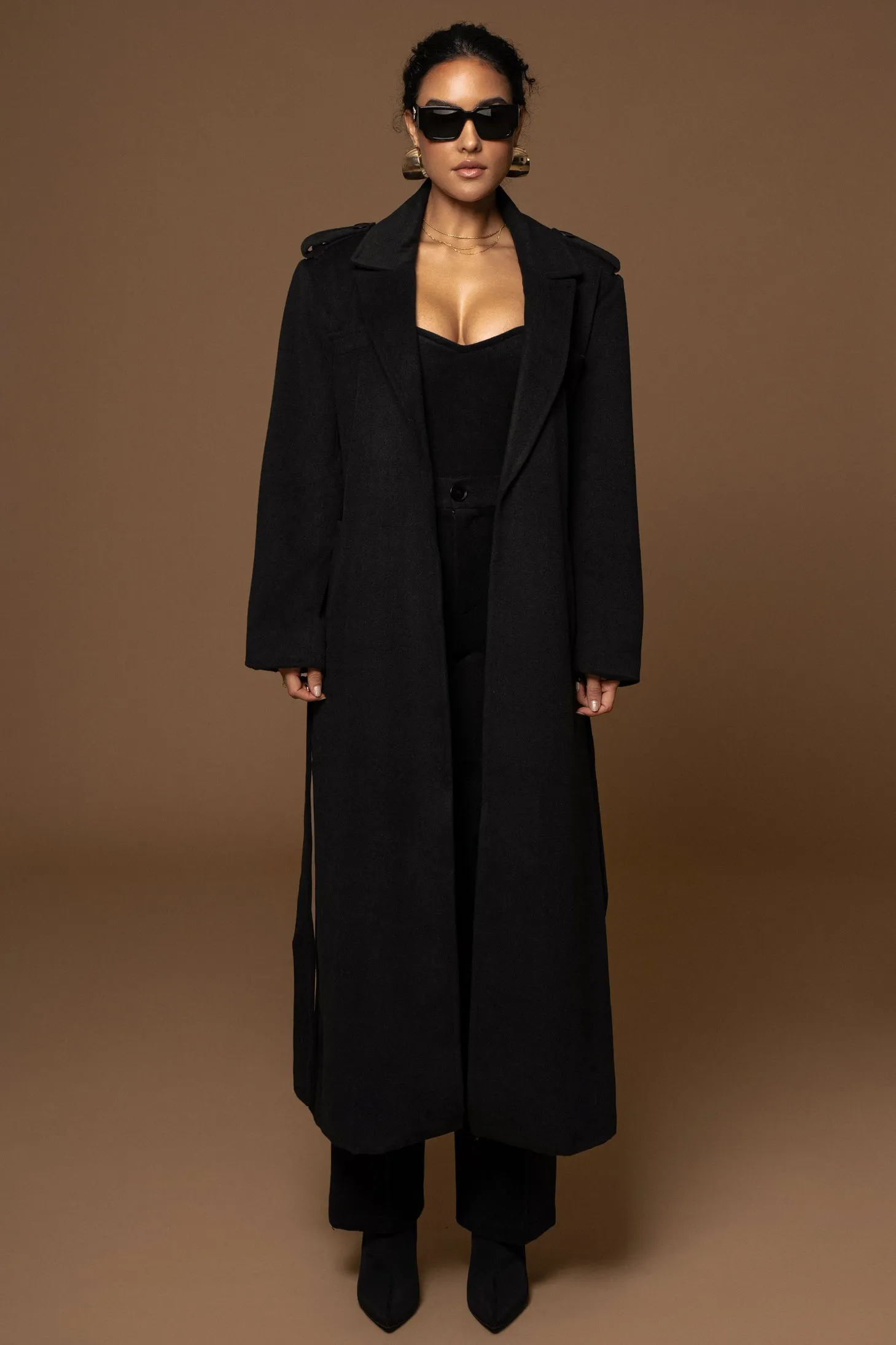 Black STAY SHARP TROUSER sold by JLUXLABEL product image thumbnail 5