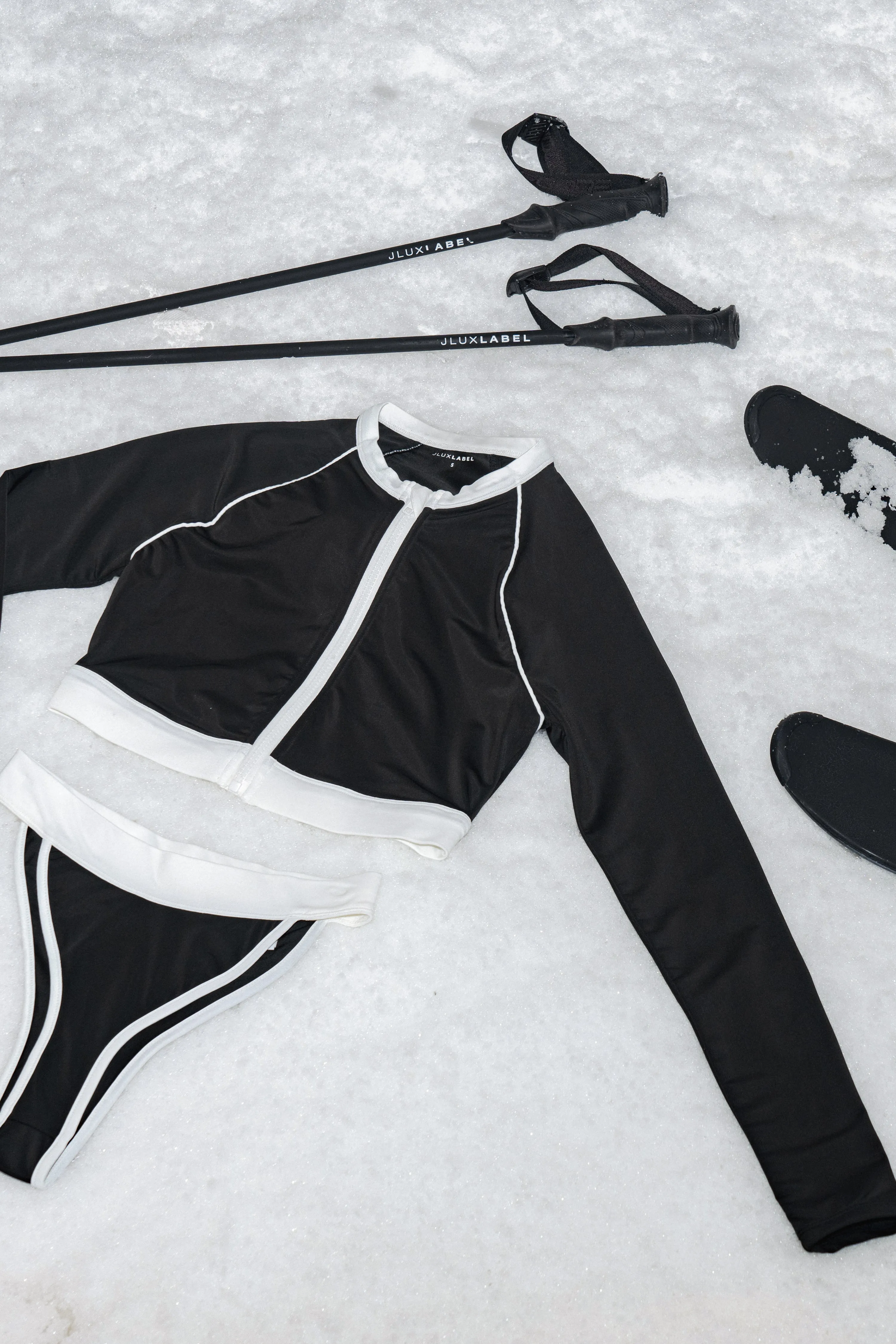 Black/White Contrast Bikini Set sold by JLUXLABEL product image thumbnail 4