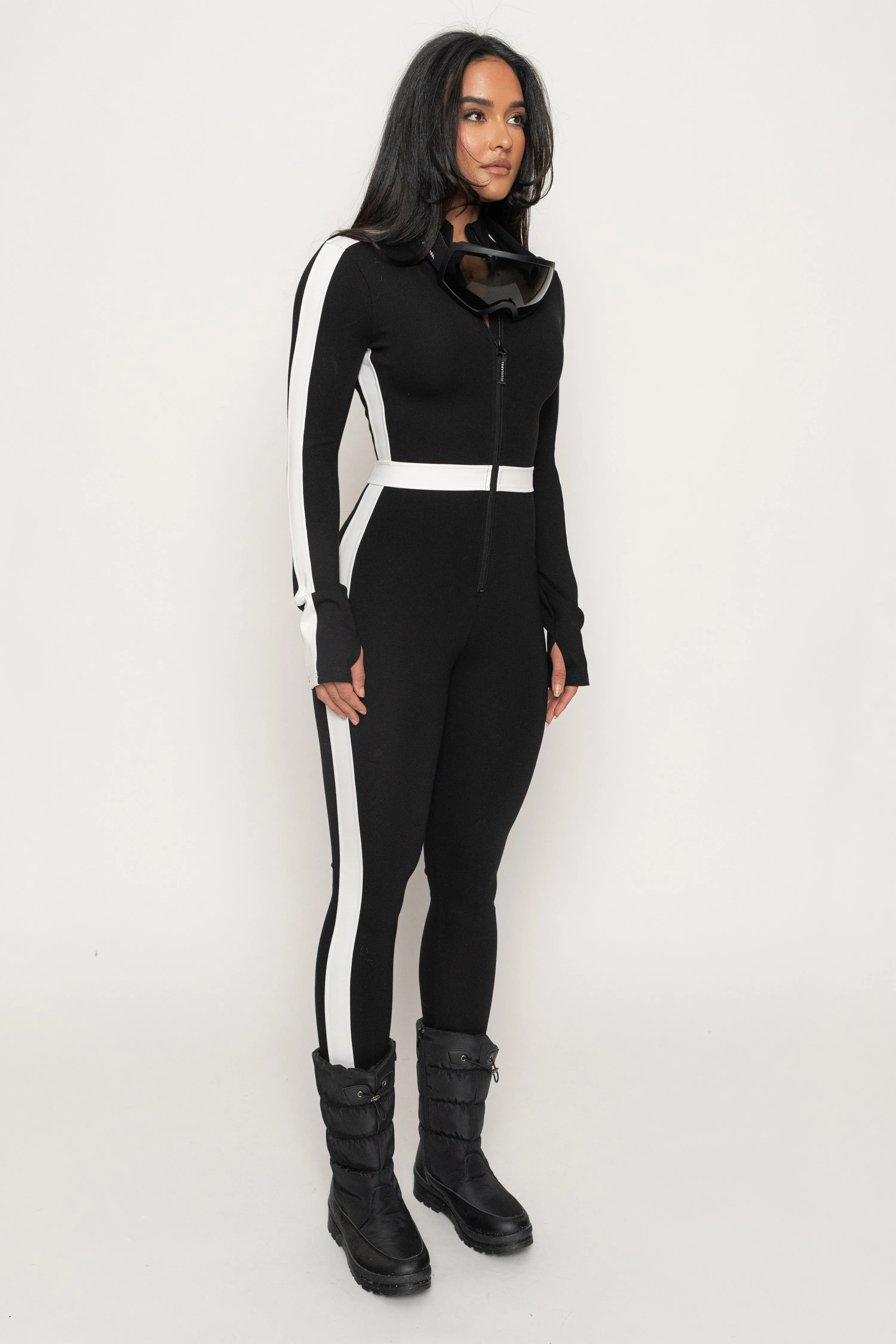 Black Off Limits Zipper Jumpsuit sold by JLUXLABEL product image thumbnail 5