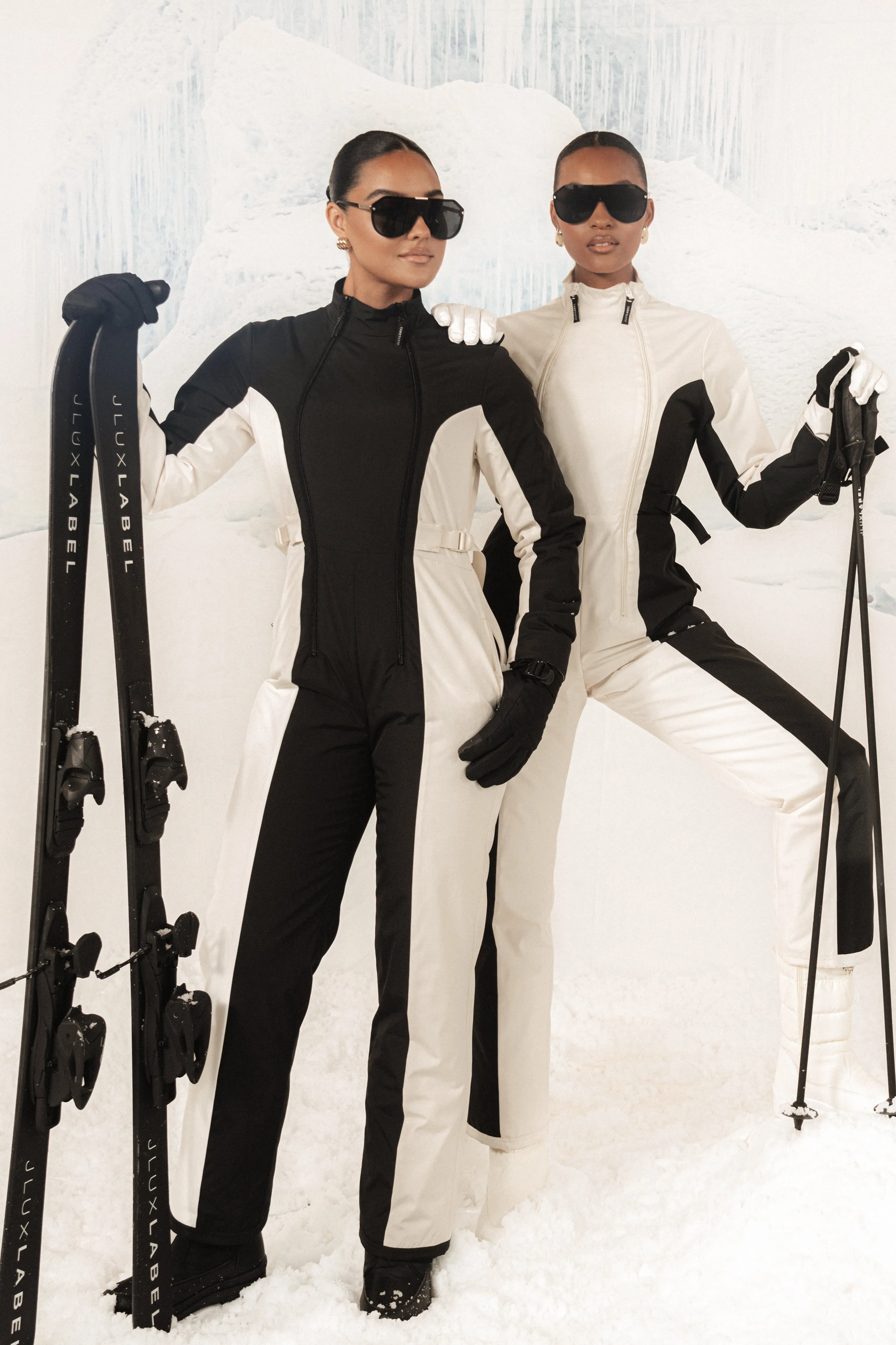 Black Polar Escape Ski Suit sold by JLUXLABEL