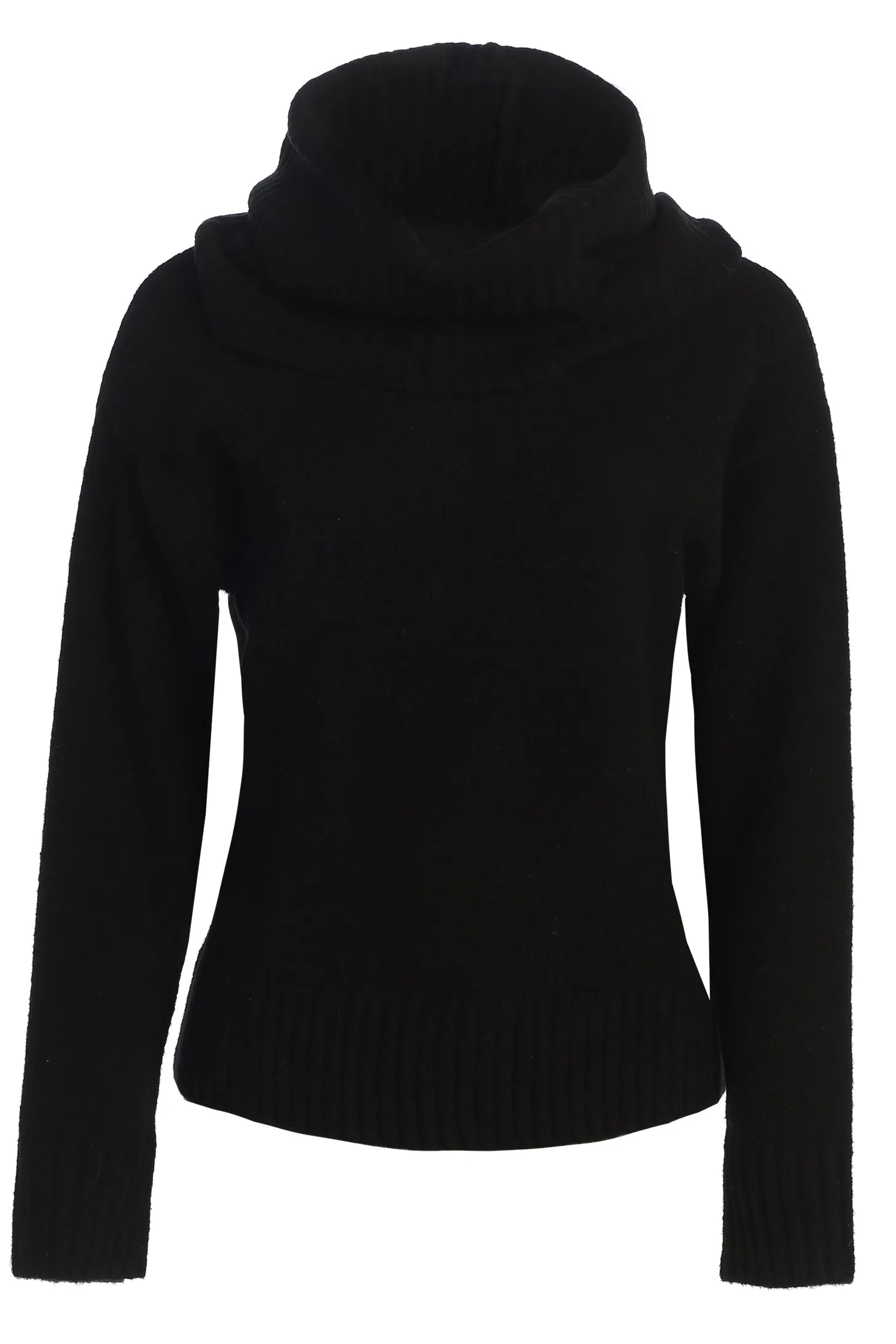 Black Sweater Scarf Top sold by JLUXLABEL product image thumbnail 3